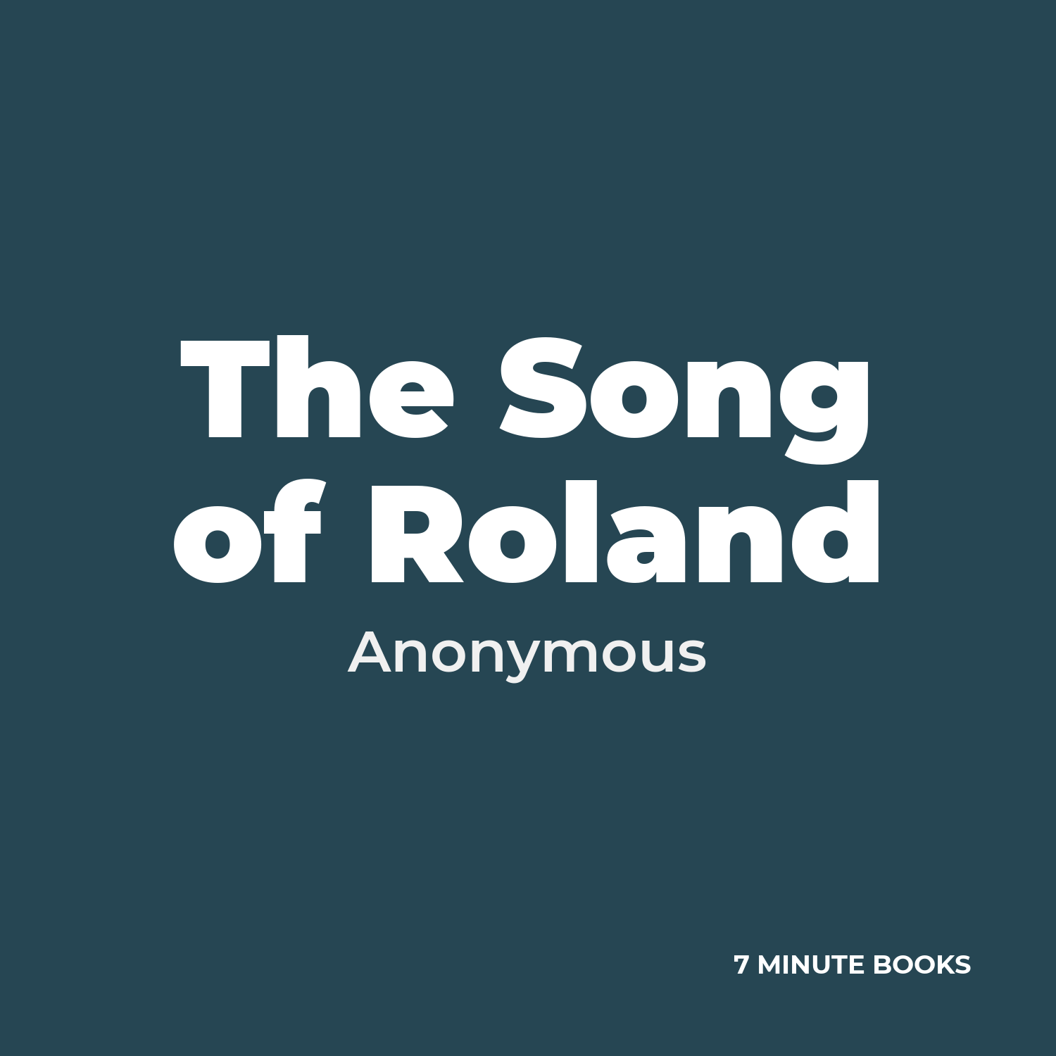 The Song of Roland cover