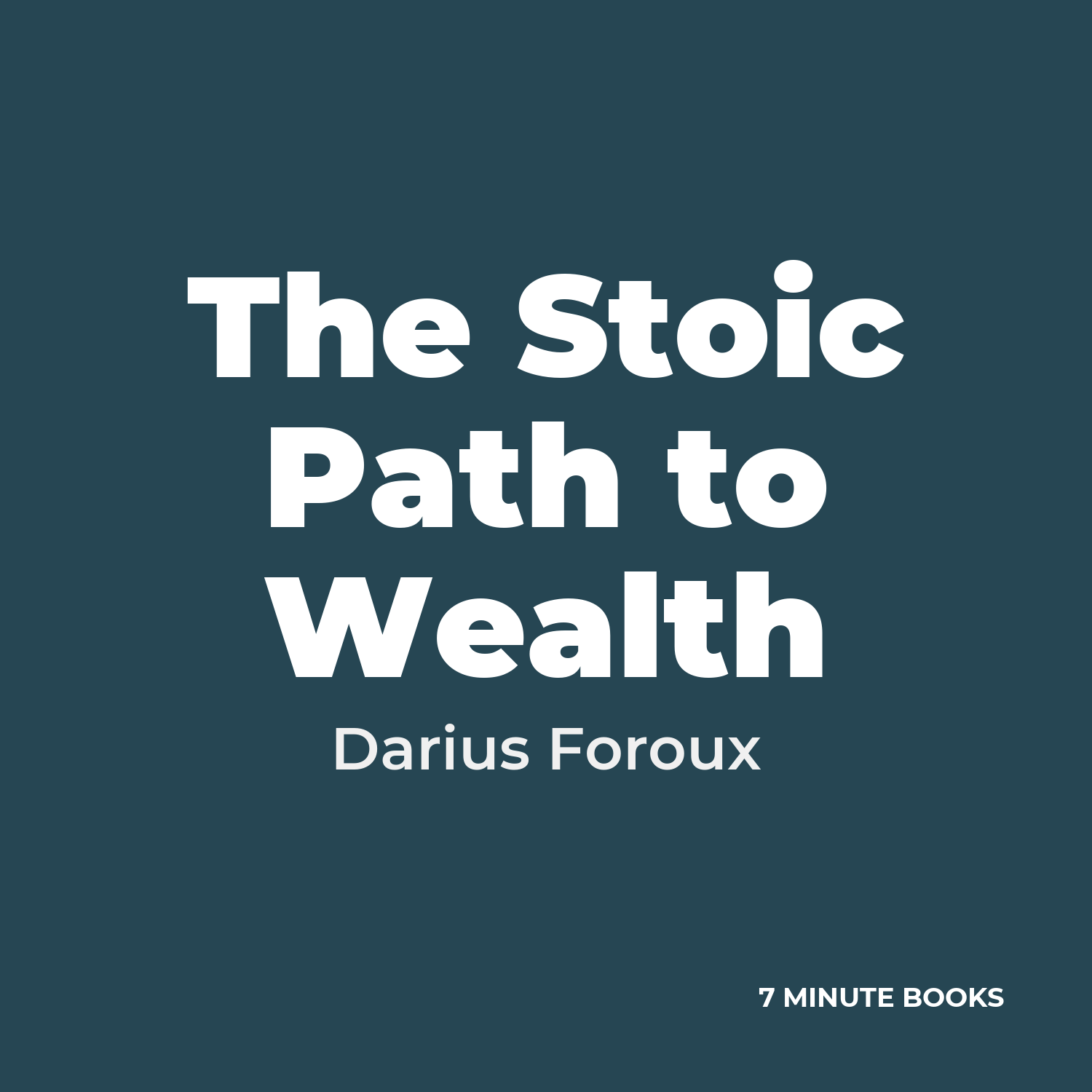 The Stoic Path to Wealth cover