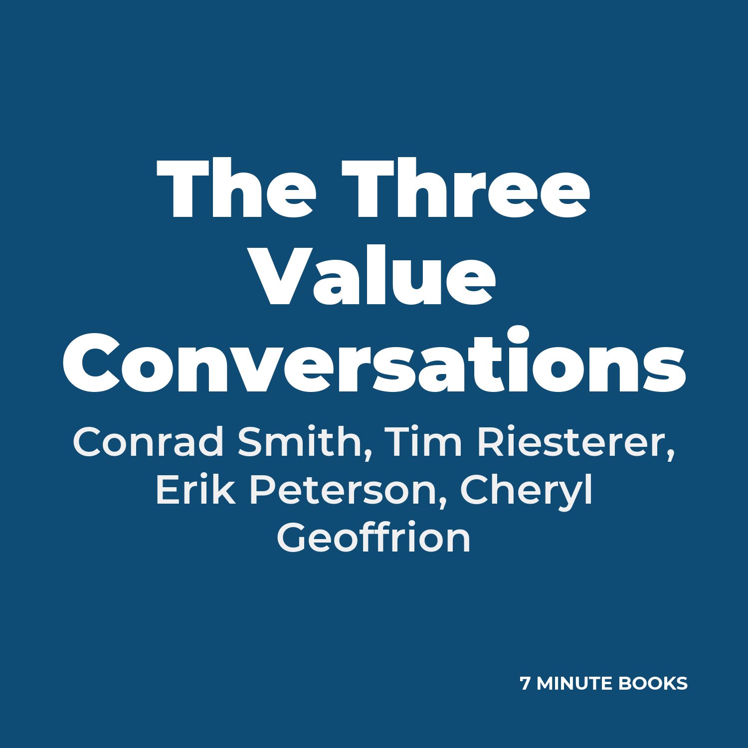 The Three Value Conversations cover