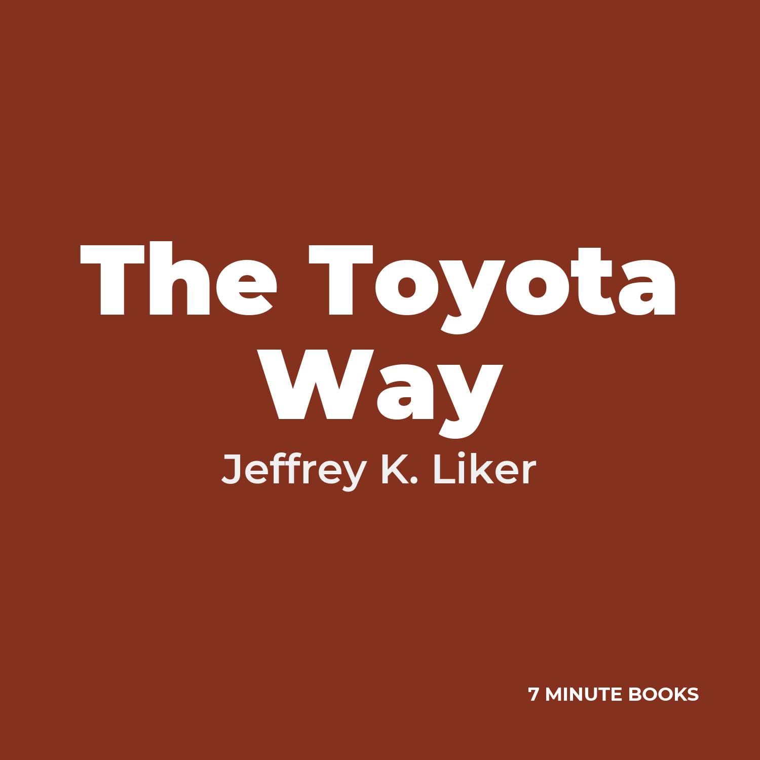 The Toyota Way cover