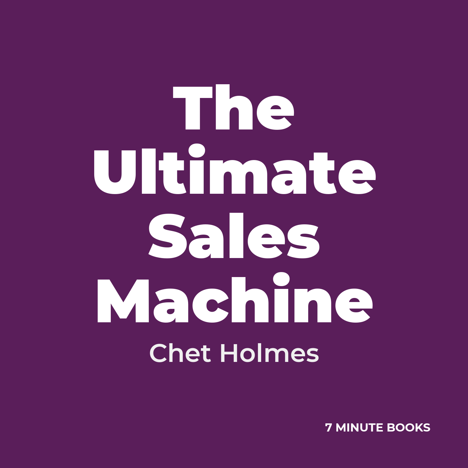 The Ultimate Sales Machine cover