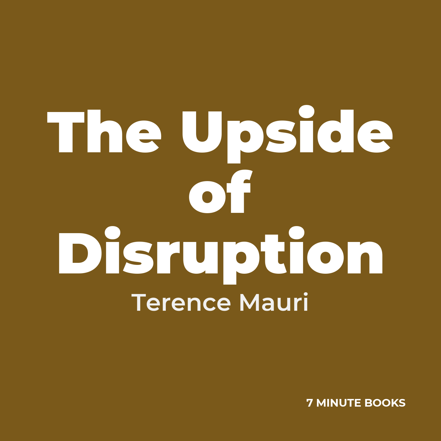 The Upside of Disruption cover