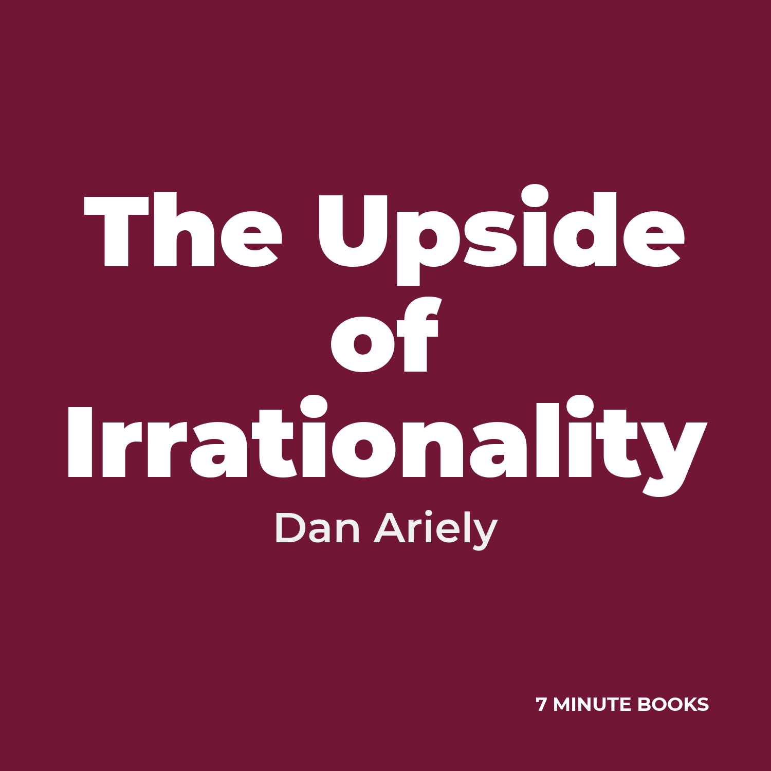 The Upside of Irrationality cover