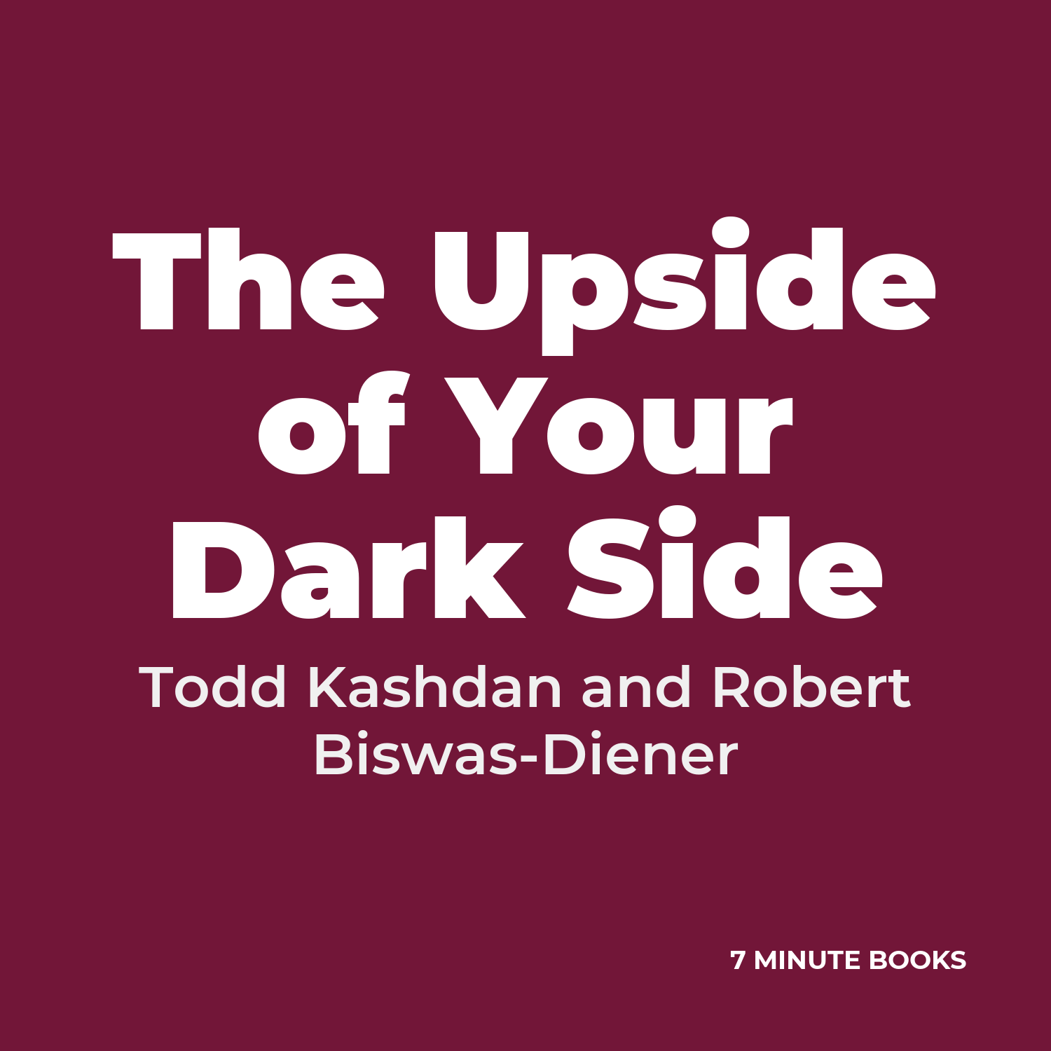 The Upside of Your Dark Side cover
