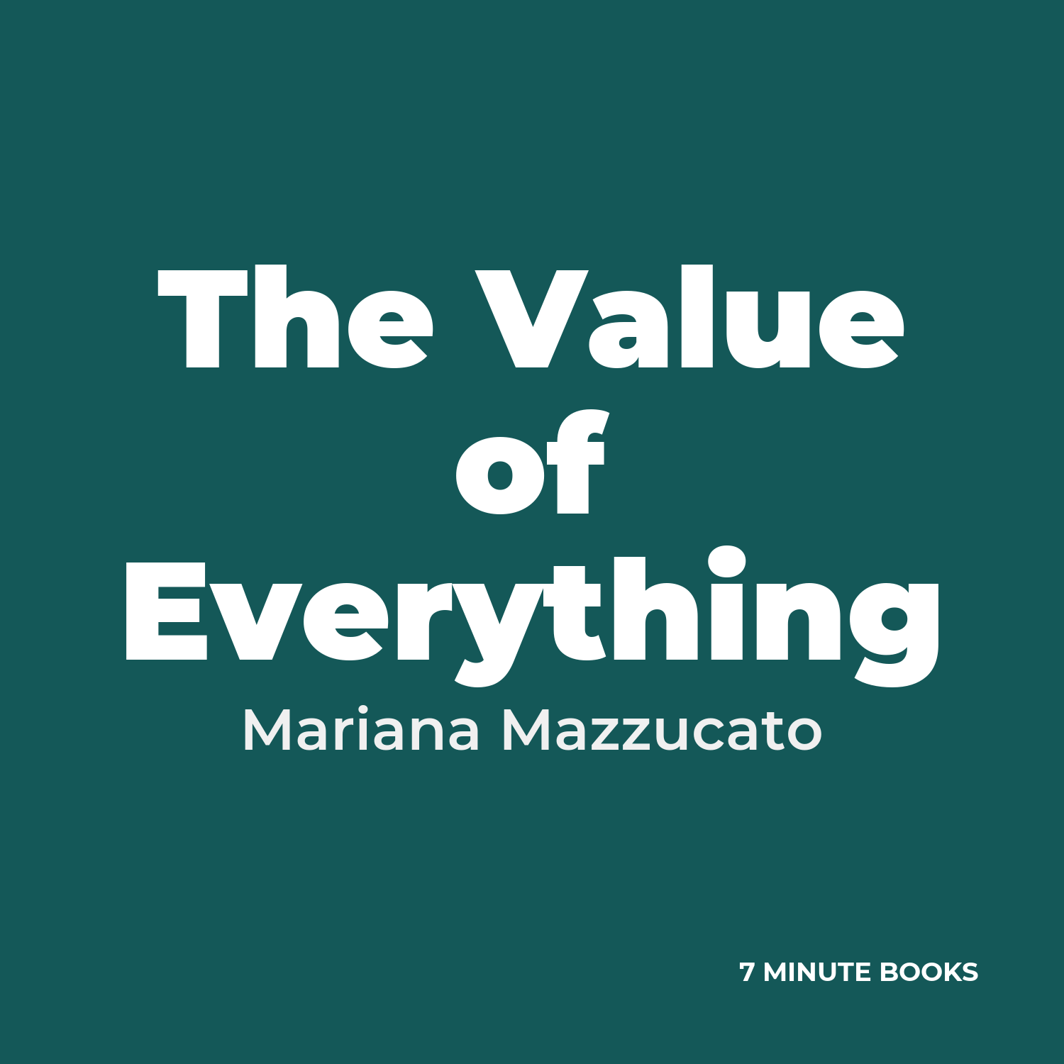 The Value of Everything cover