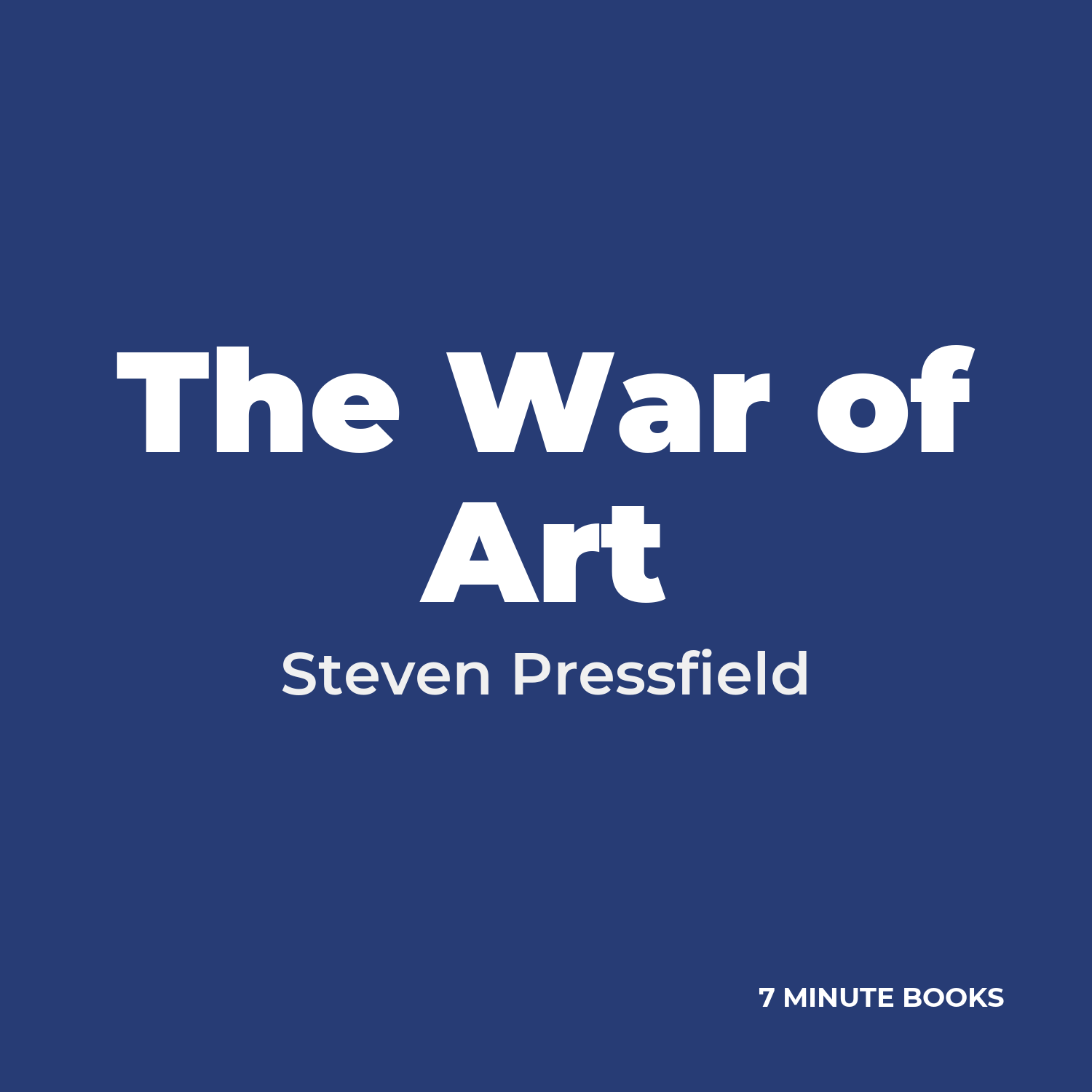 The War of Art cover