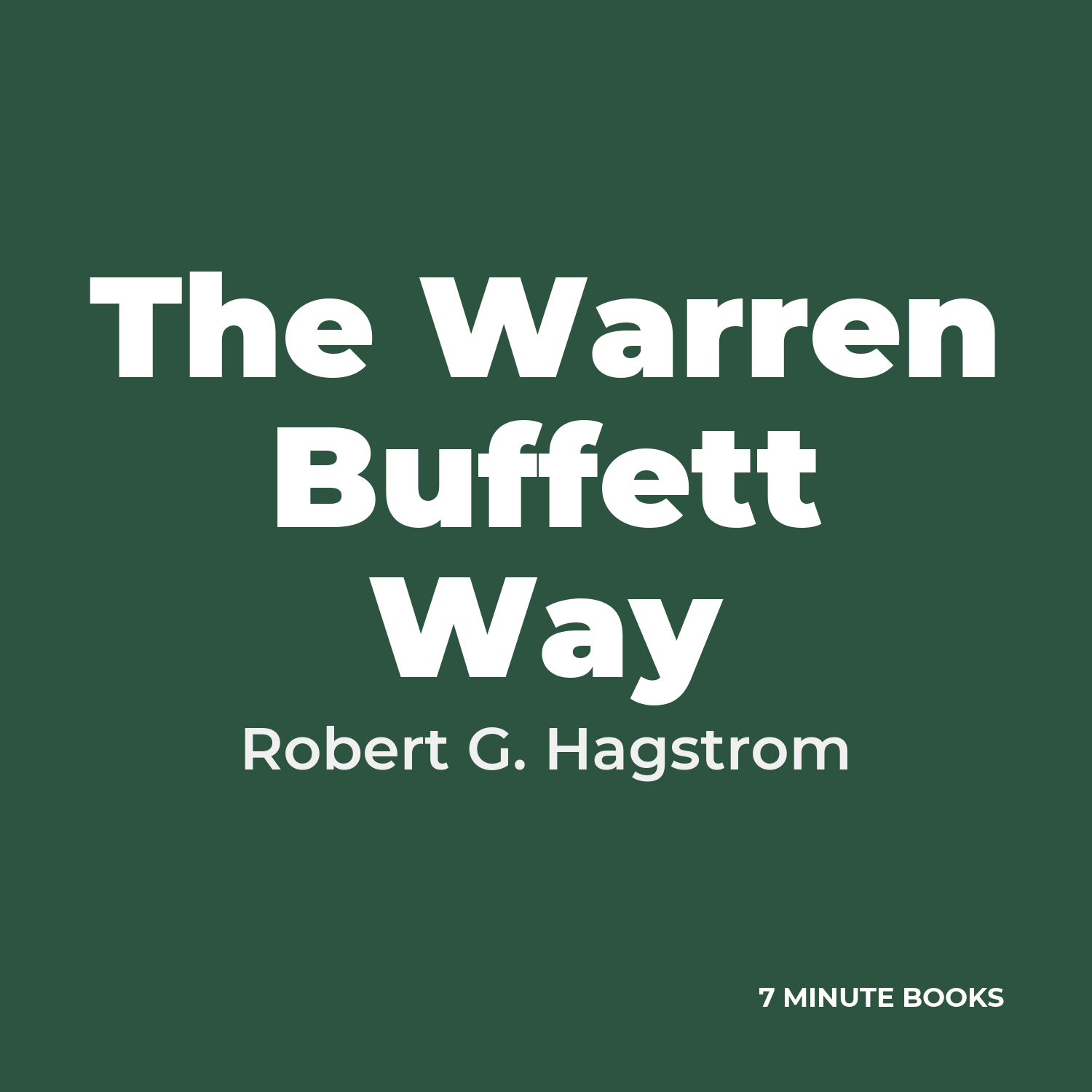 The Warren Buffett Way cover