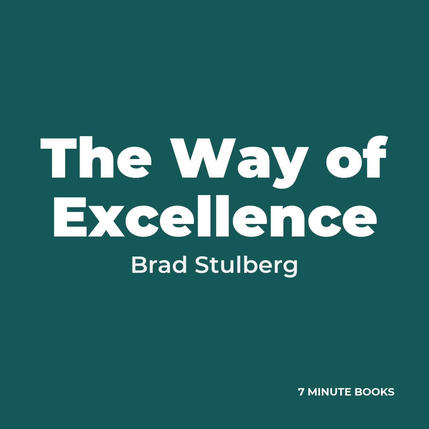 The Way of Excellence cover