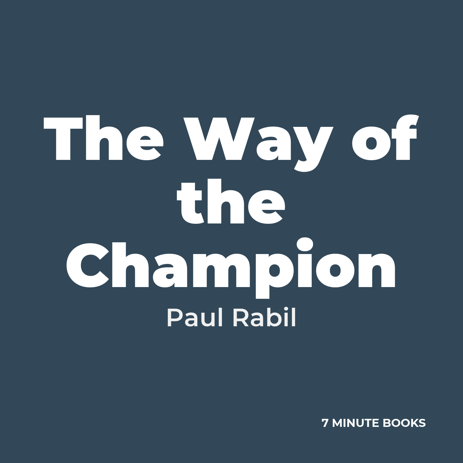 The Way of the Champion cover