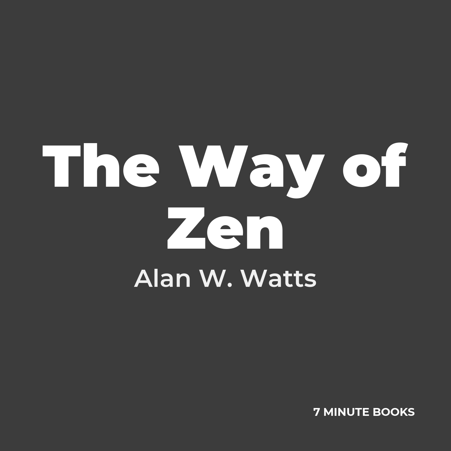 The Way of Zen cover