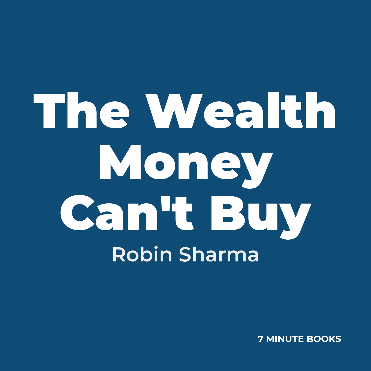 The Wealth Money Can't Buy cover