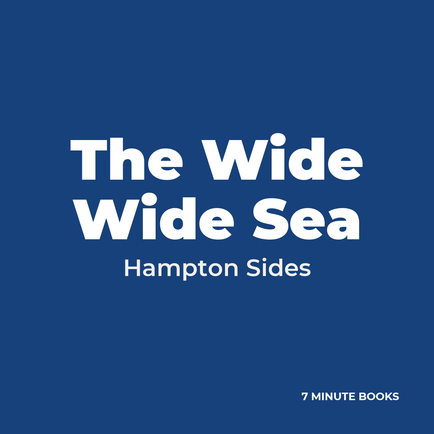 The Wide Wide Sea cover