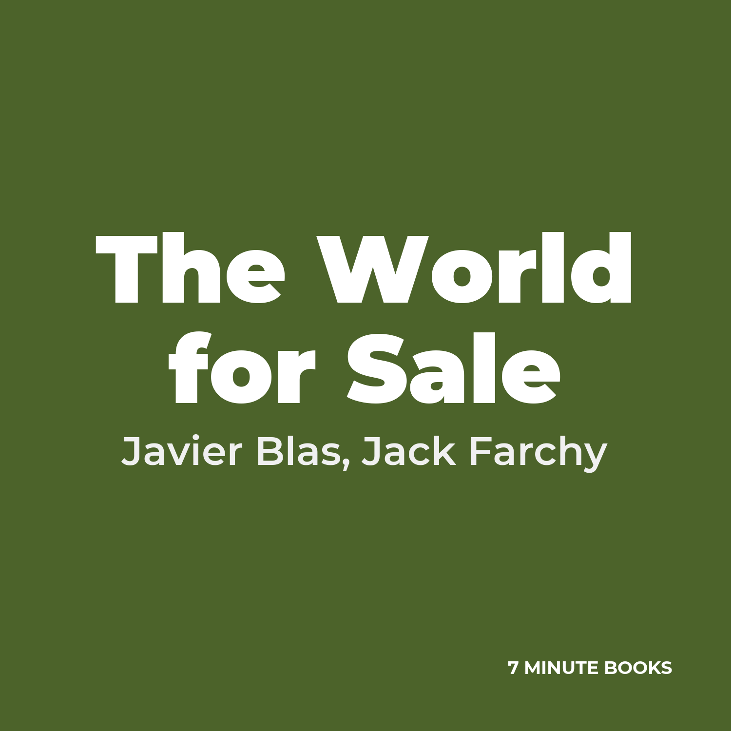 The World for Sale cover