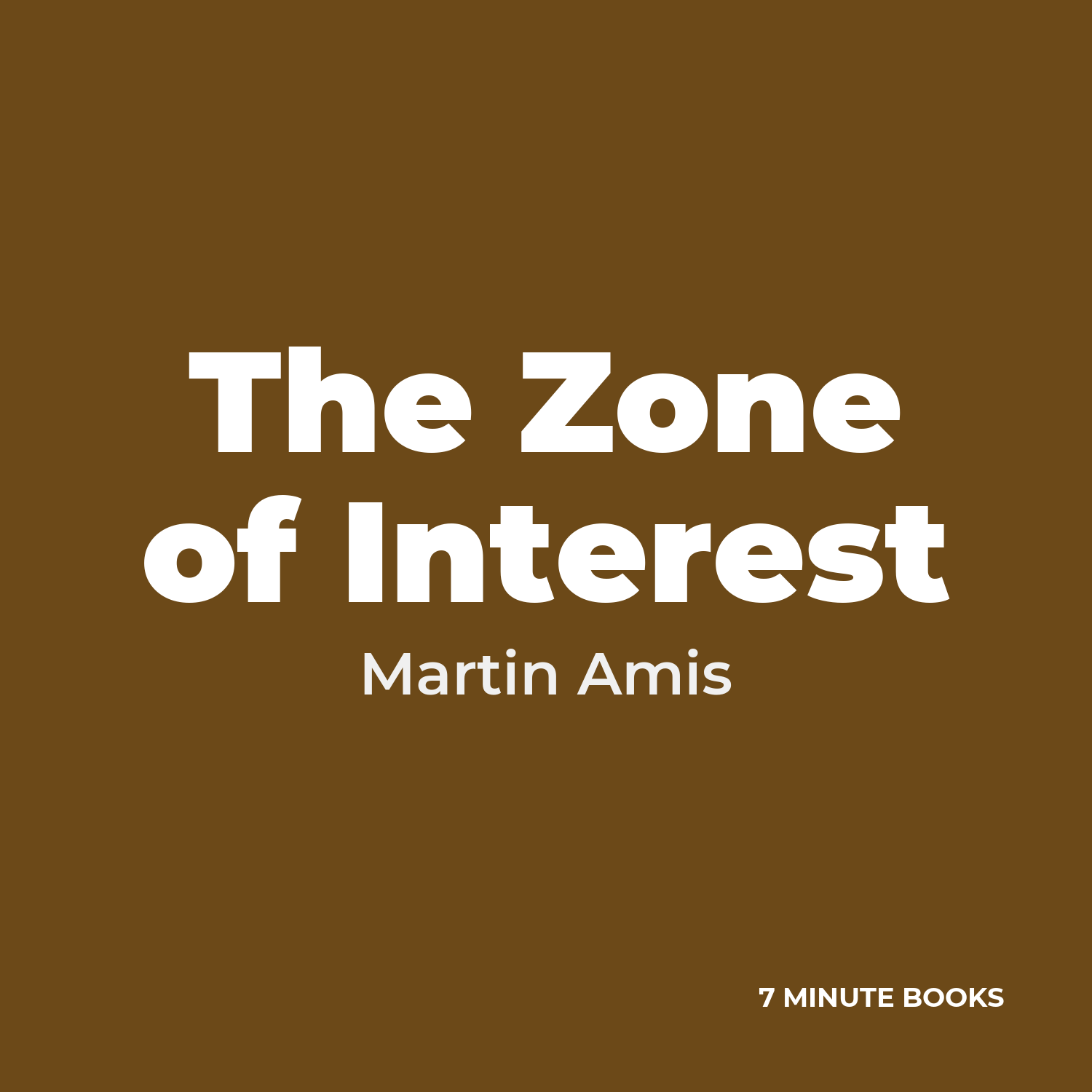 The Zone of Interest — by Martin Amis