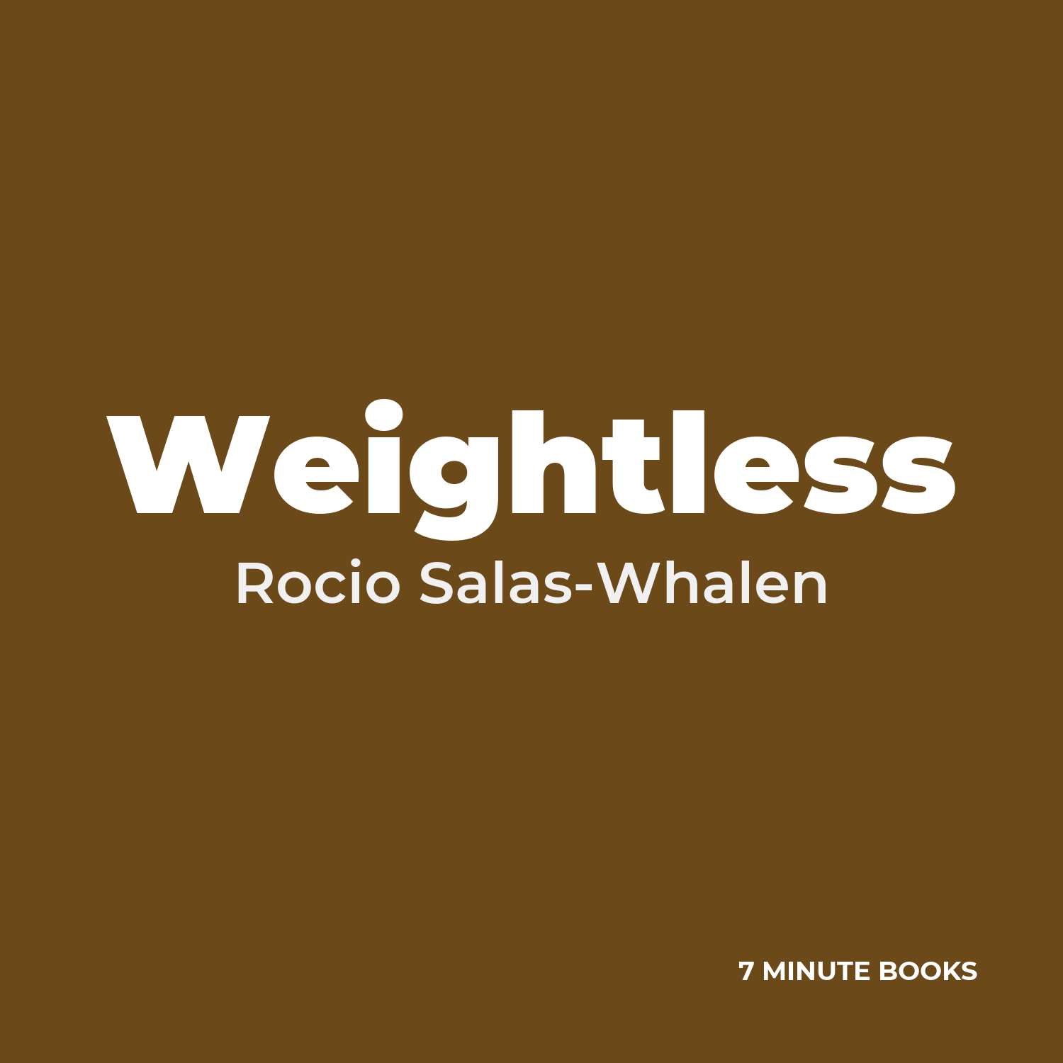 Weightless — by Rocio Salas-Whalen