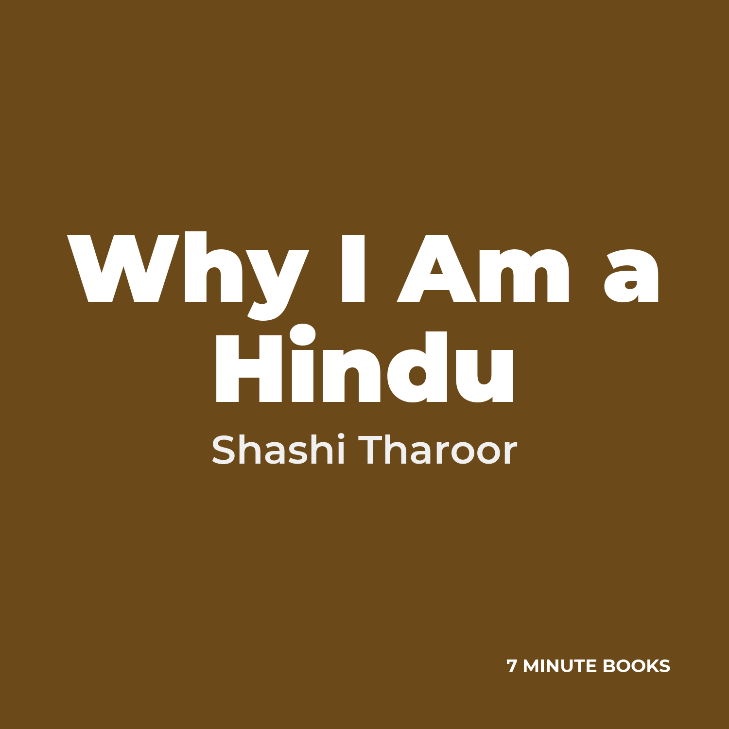 Why I Am a Hindu — by Shashi Tharoor