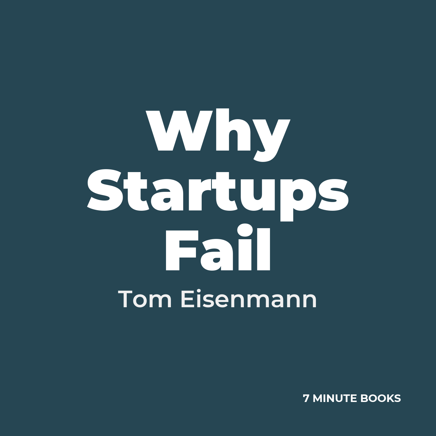 Why Startups Fail — by Tom Eisenmann