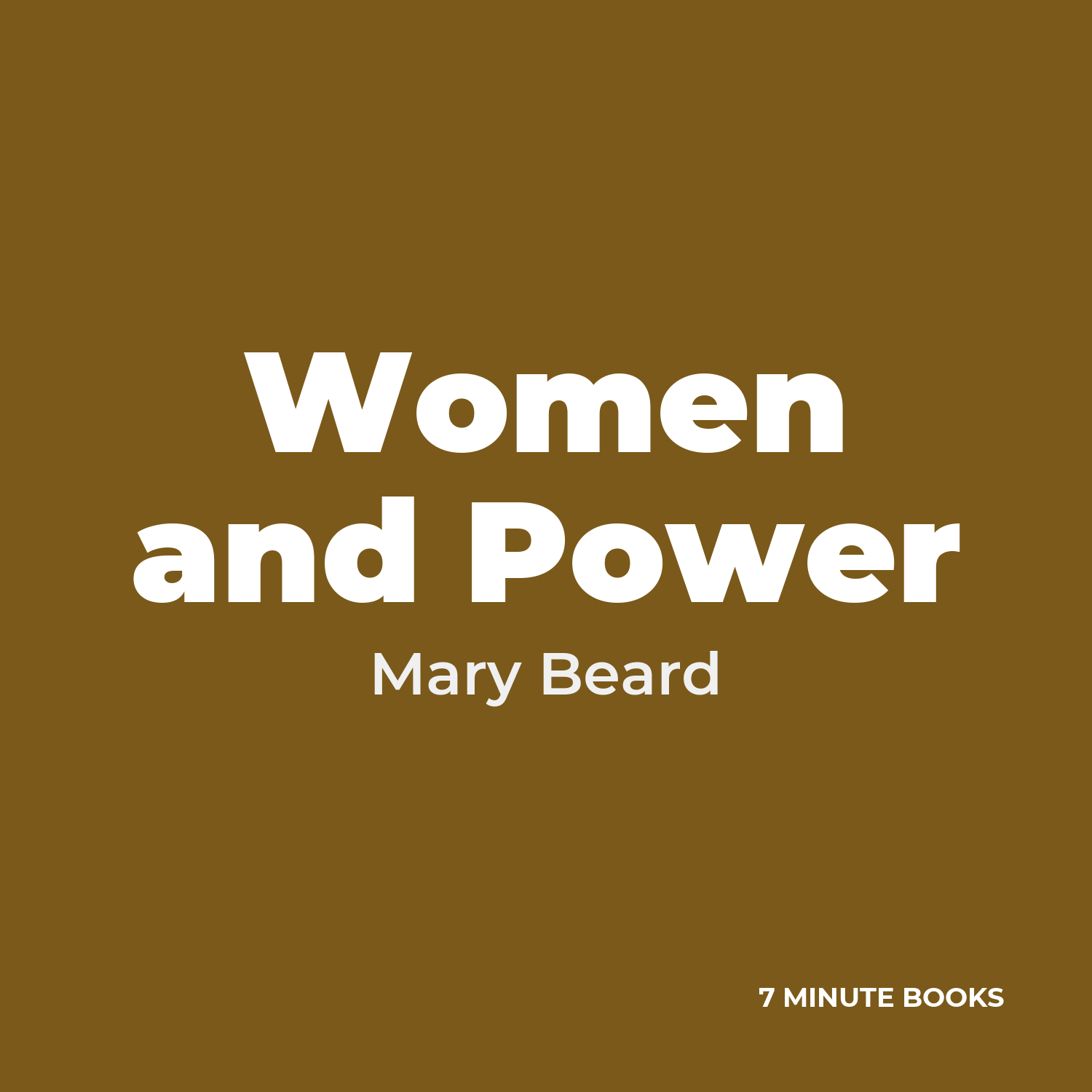 Women and Power — by Mary Beard