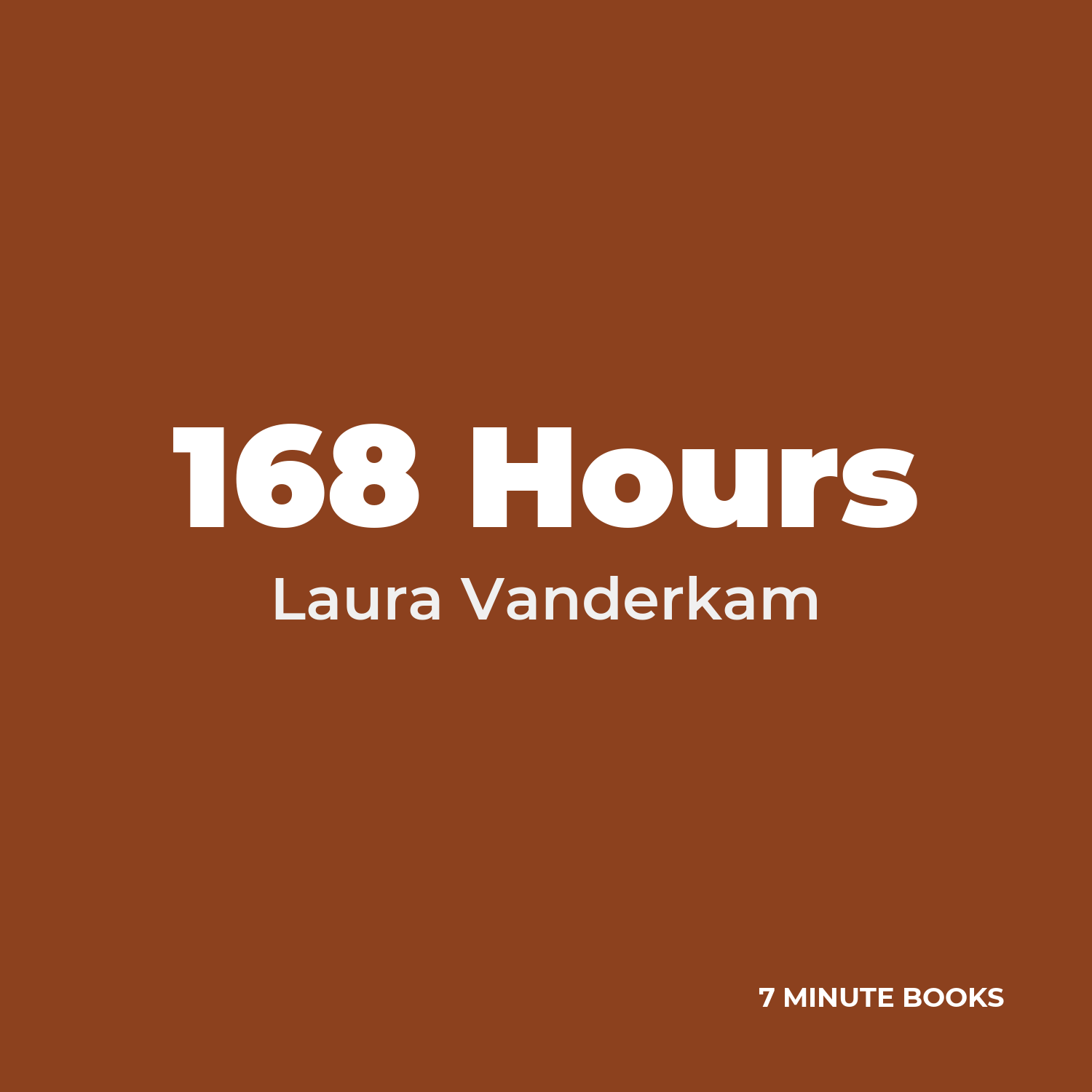 168 Hours — by Laura Vanderkam