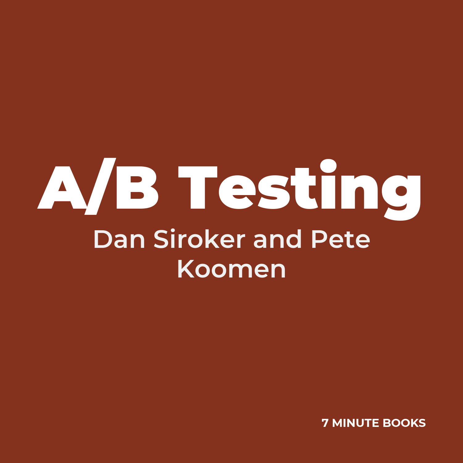 A/B Testing cover