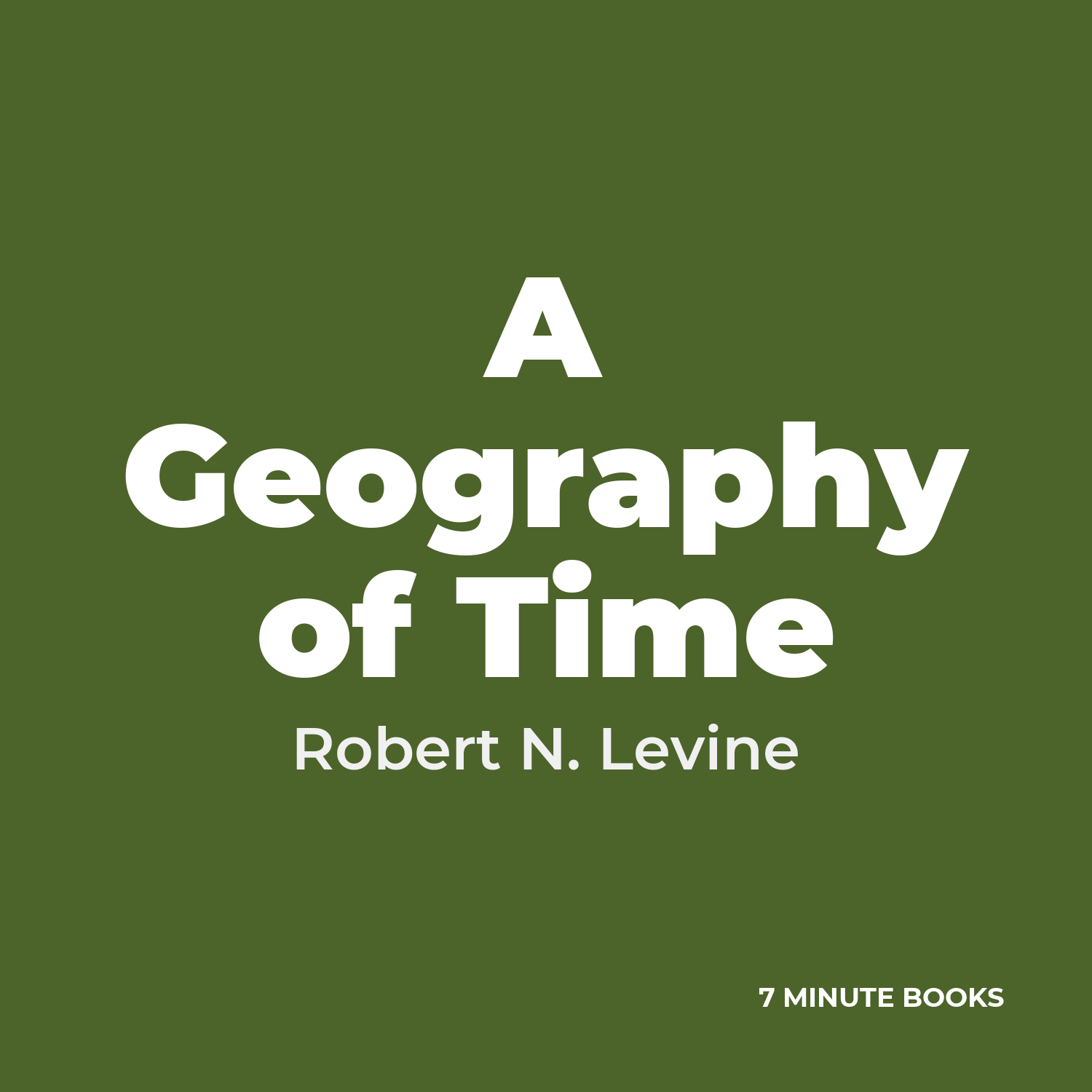 A Geography of Time cover