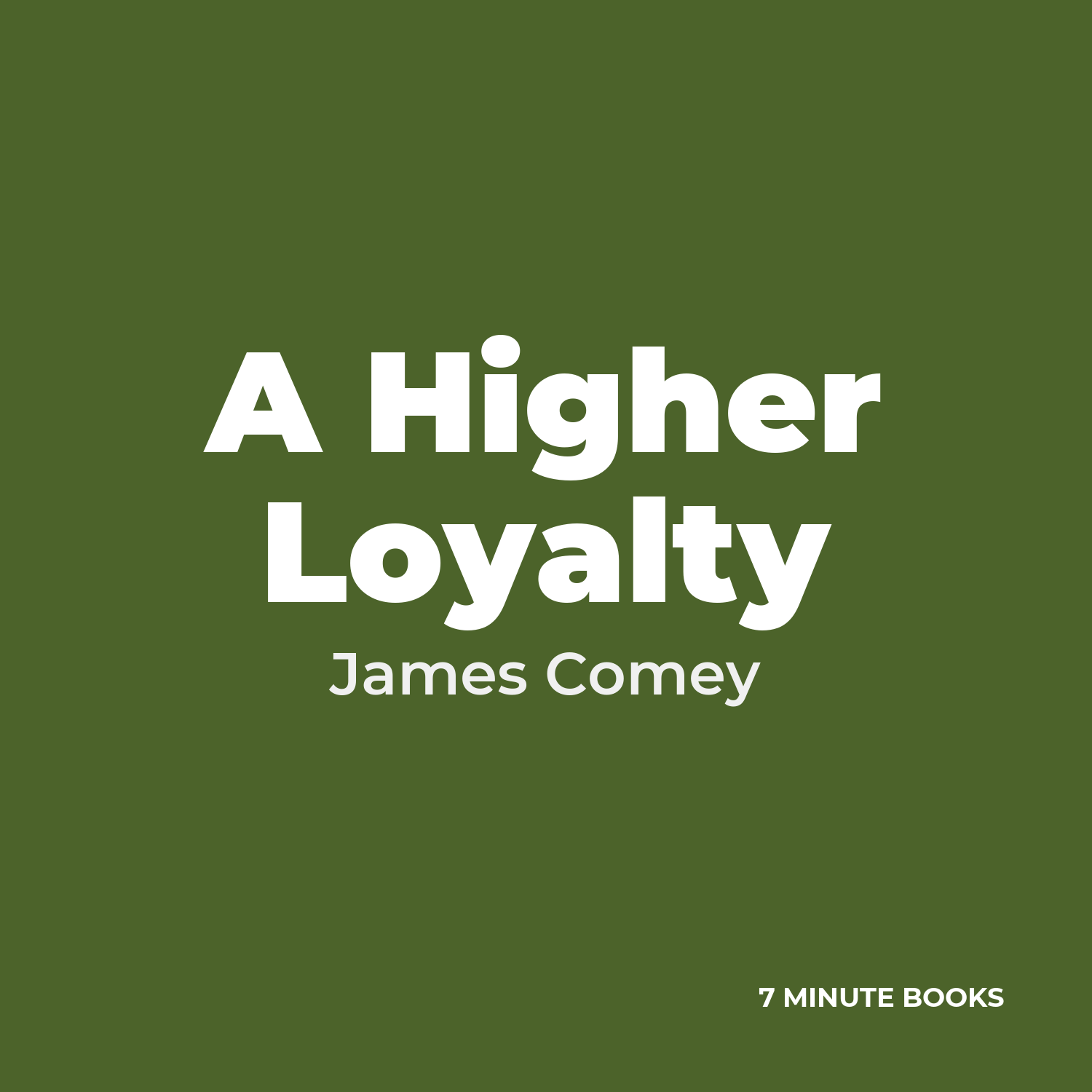 A Higher Loyalty cover