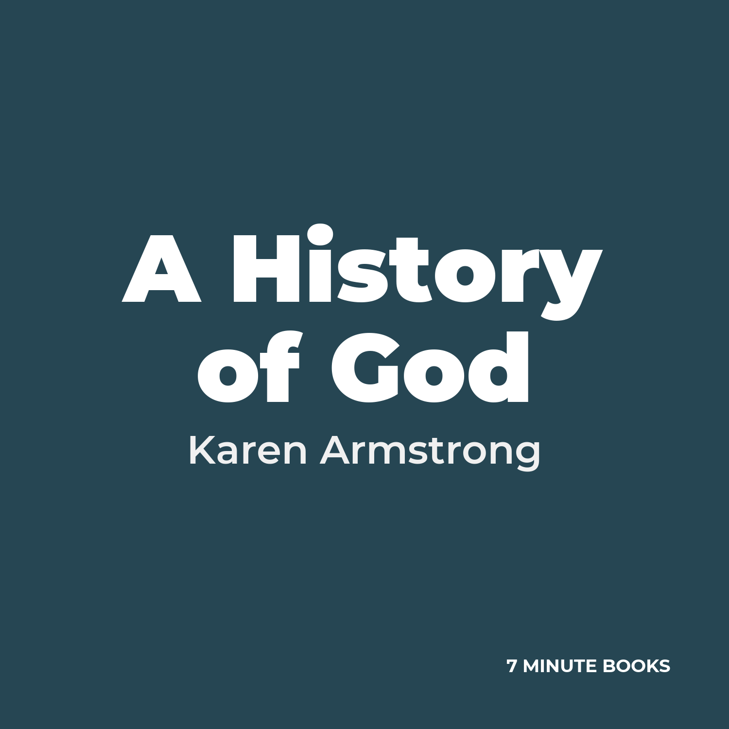 A History of God cover