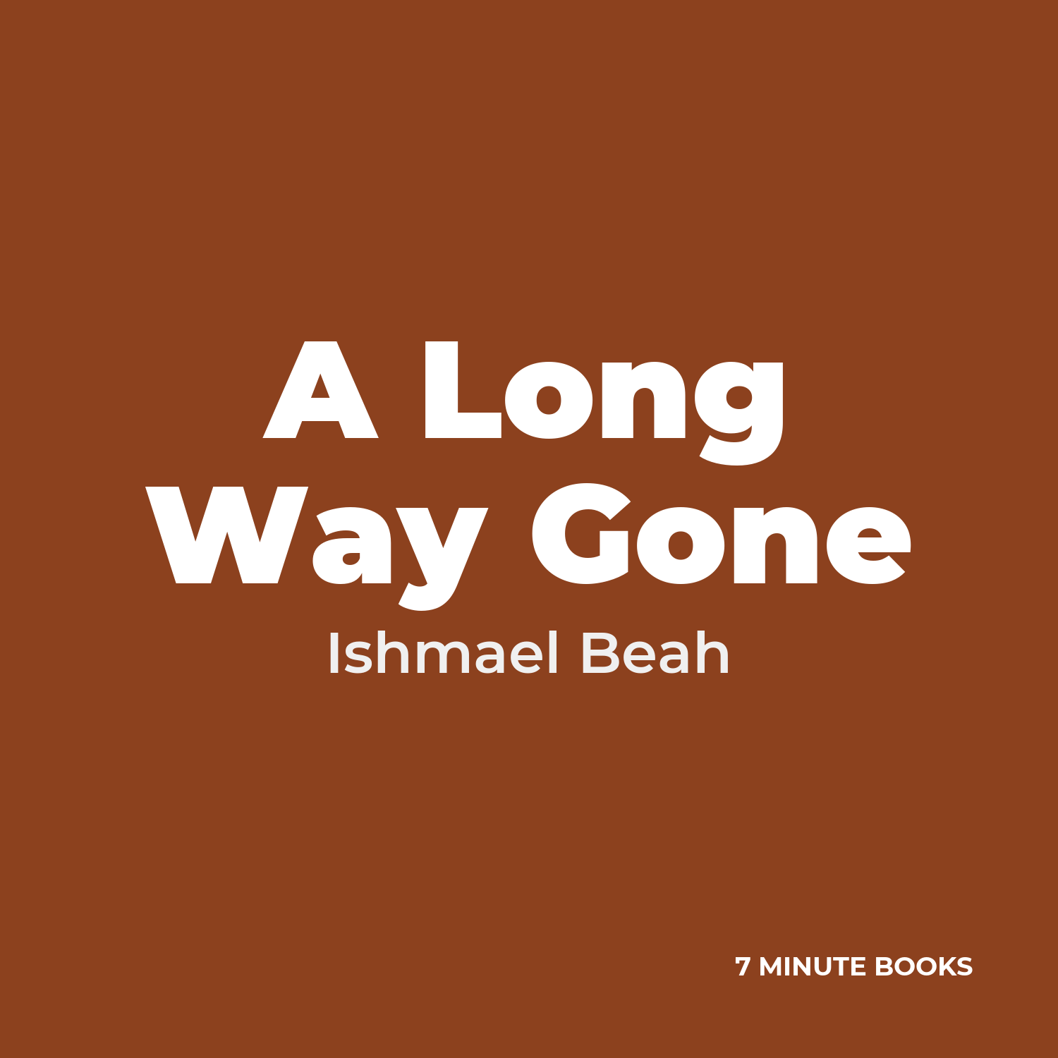 A Long Way Gone cover