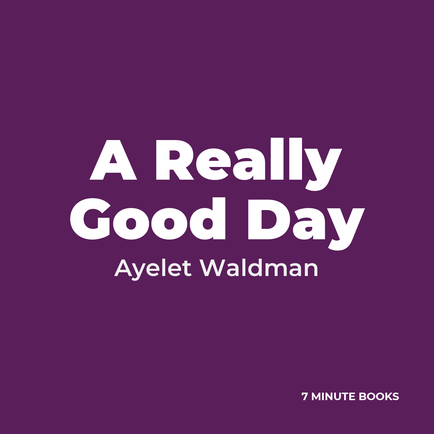 A Really Good Day cover