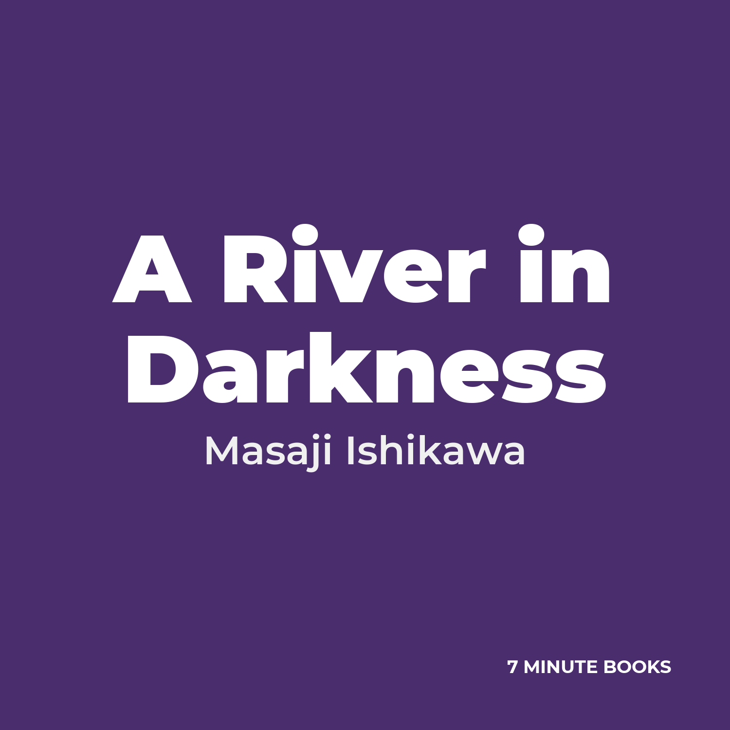 A River in Darkness cover