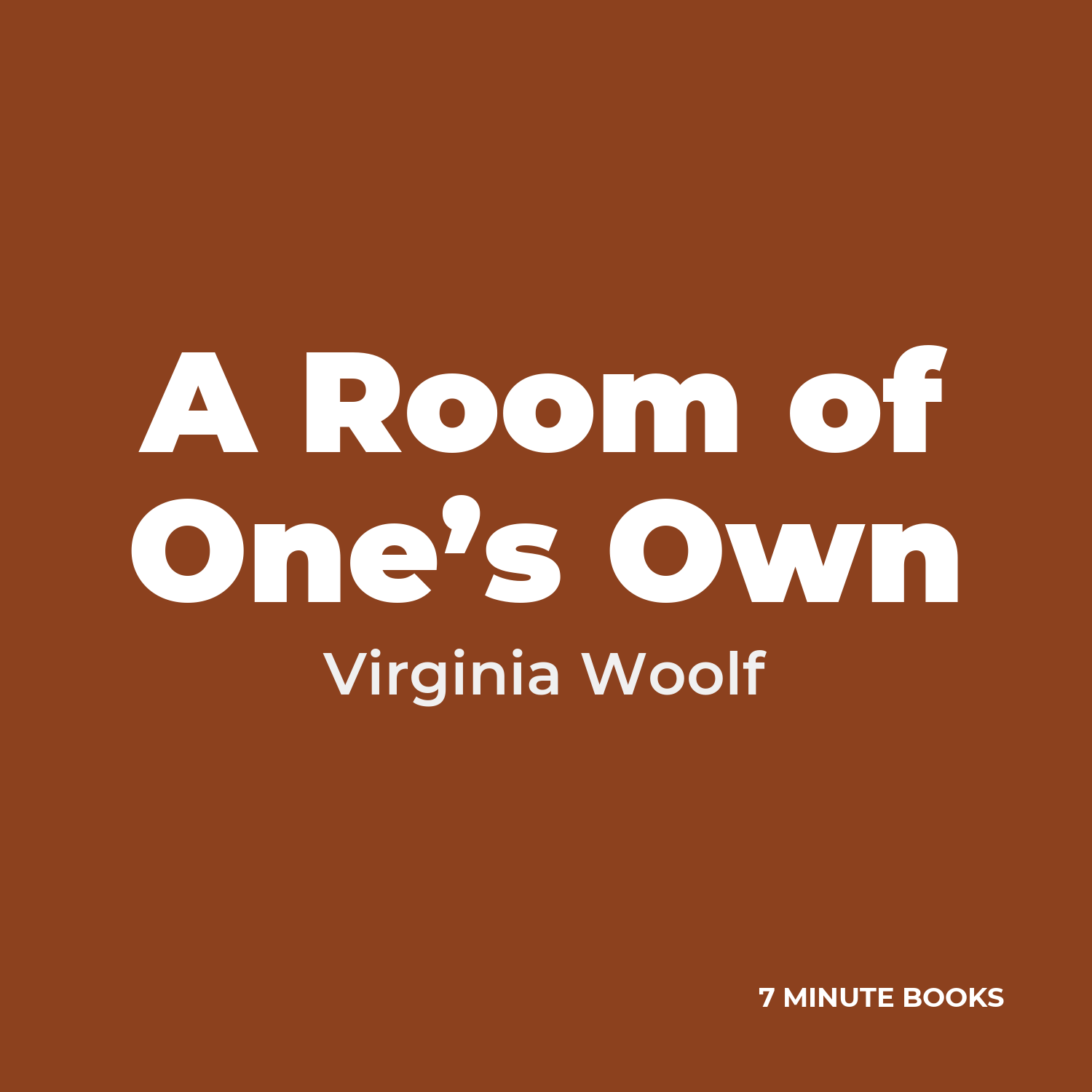 A Room of One’s Own cover