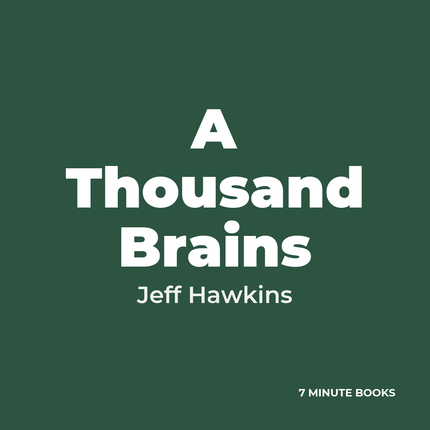 A Thousand Brains cover