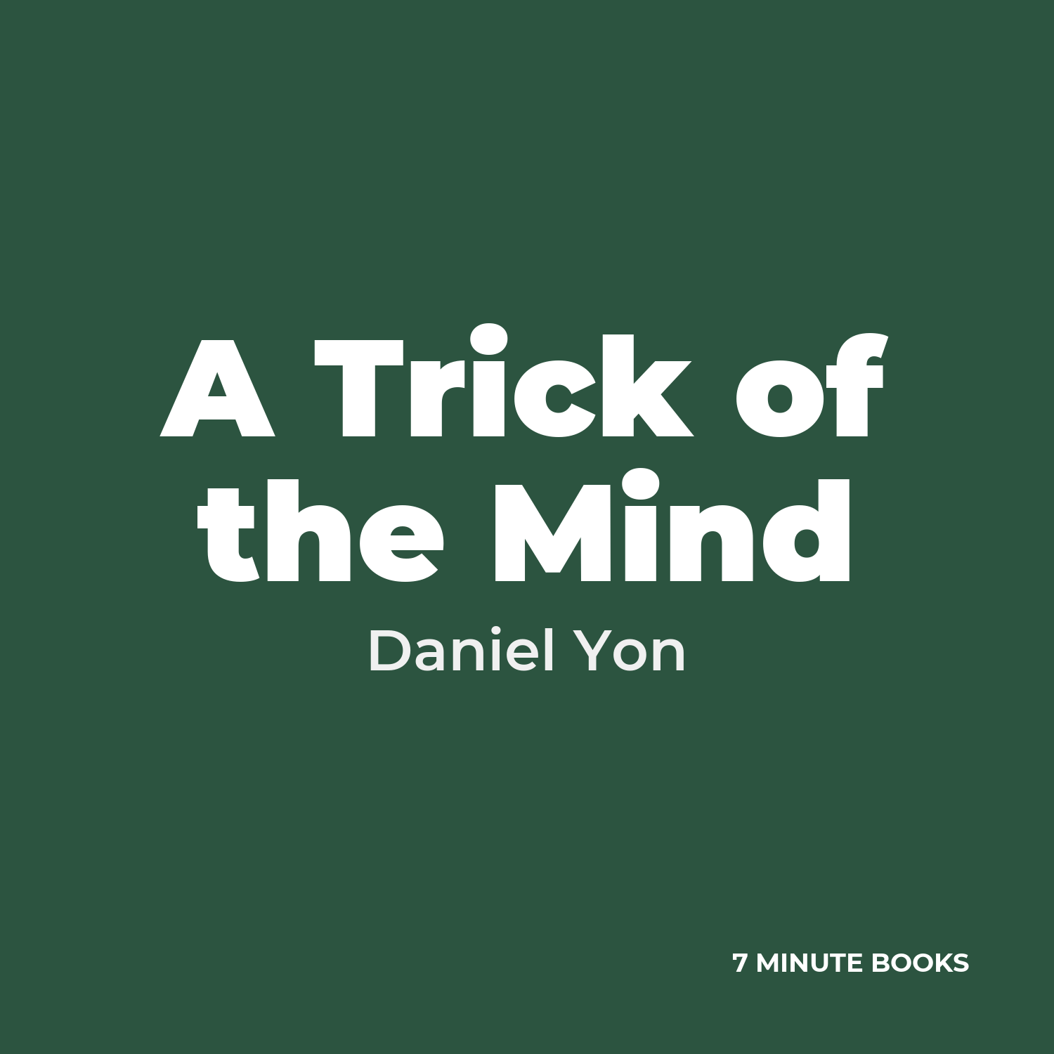 A Trick of the Mind cover