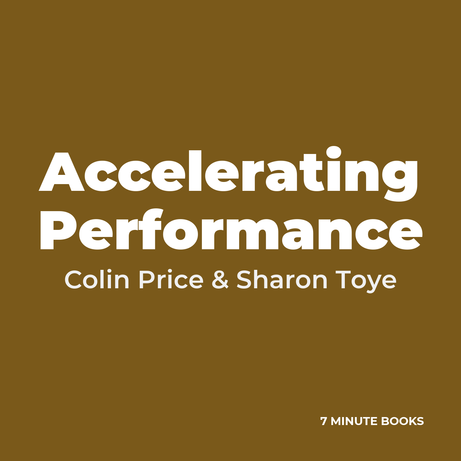 Accelerating Performance cover