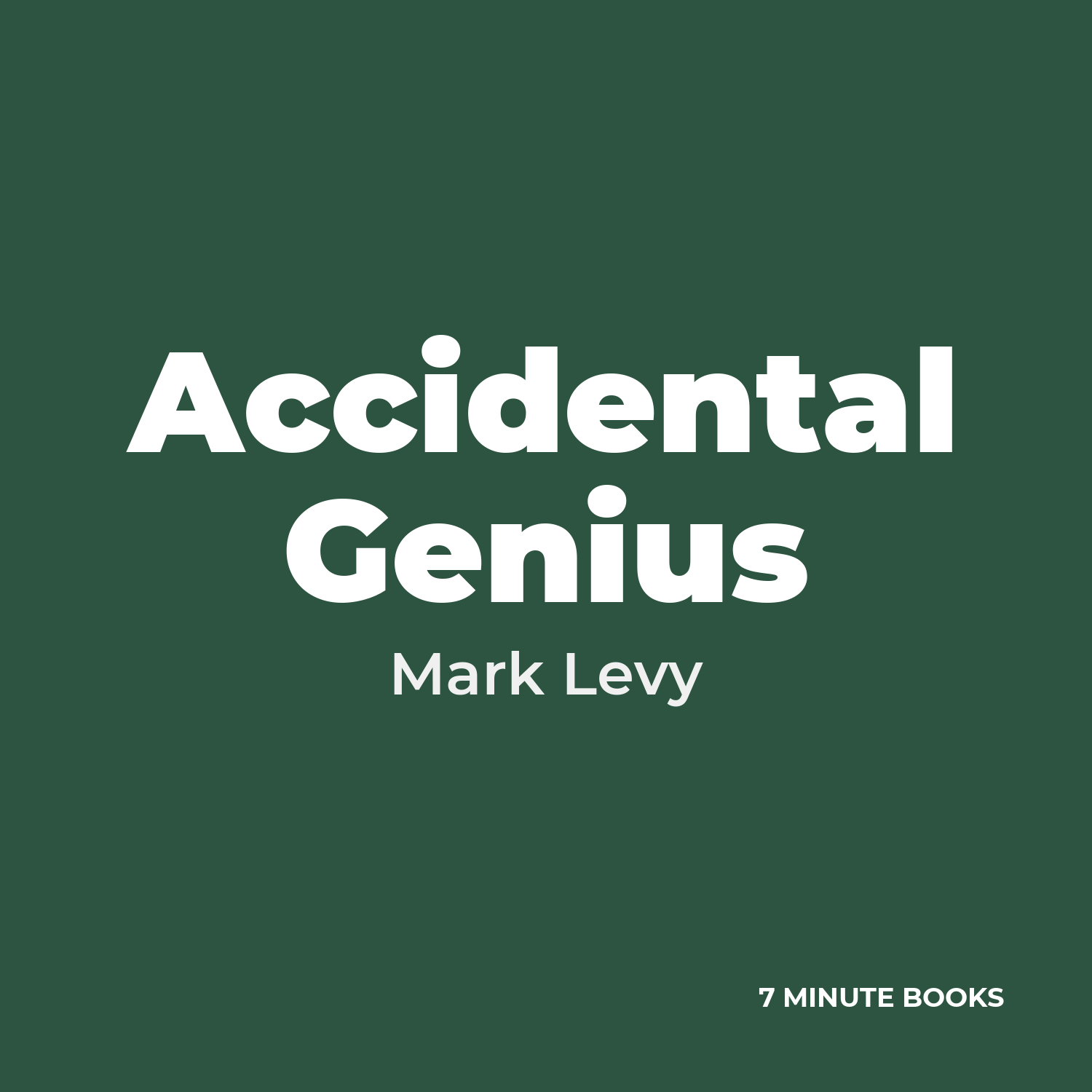 Accidental Genius cover