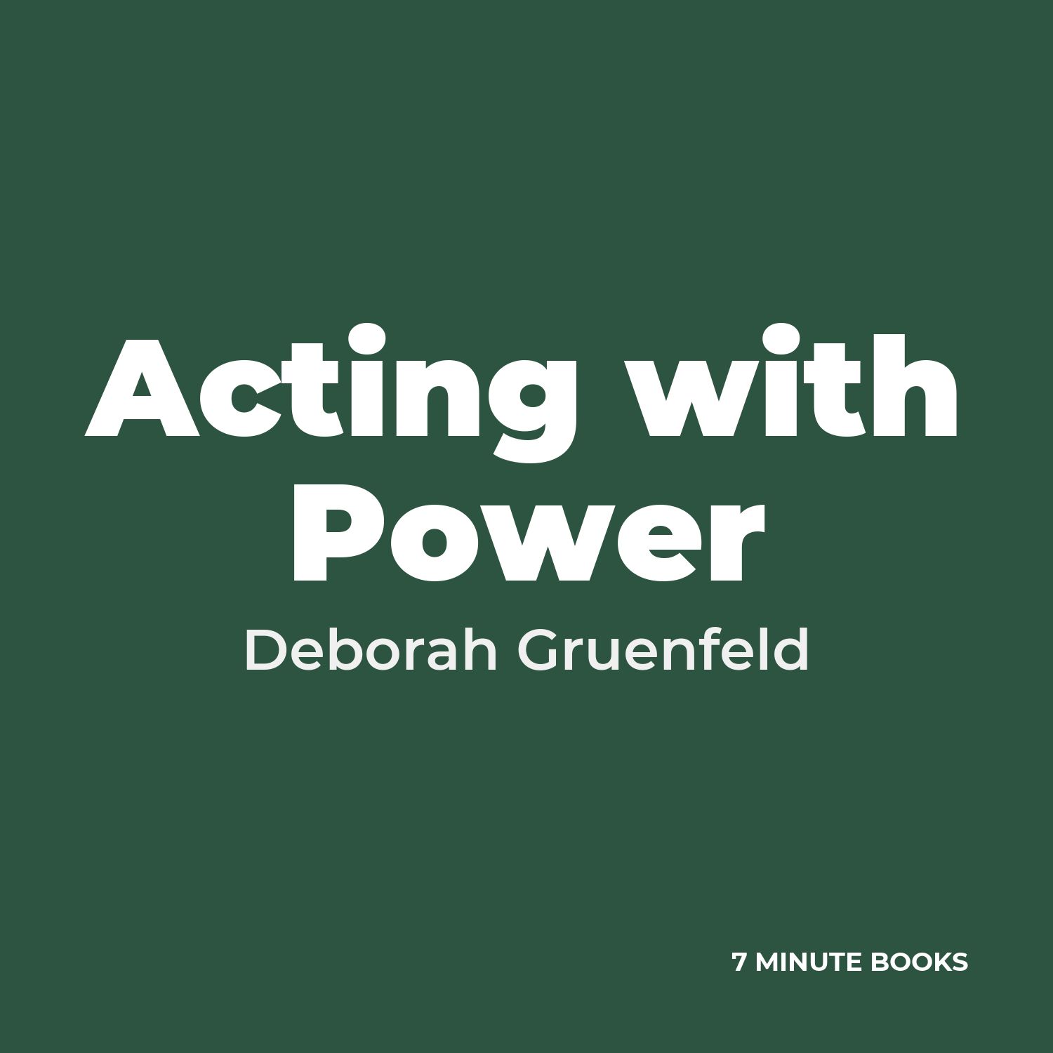 Acting with Power cover