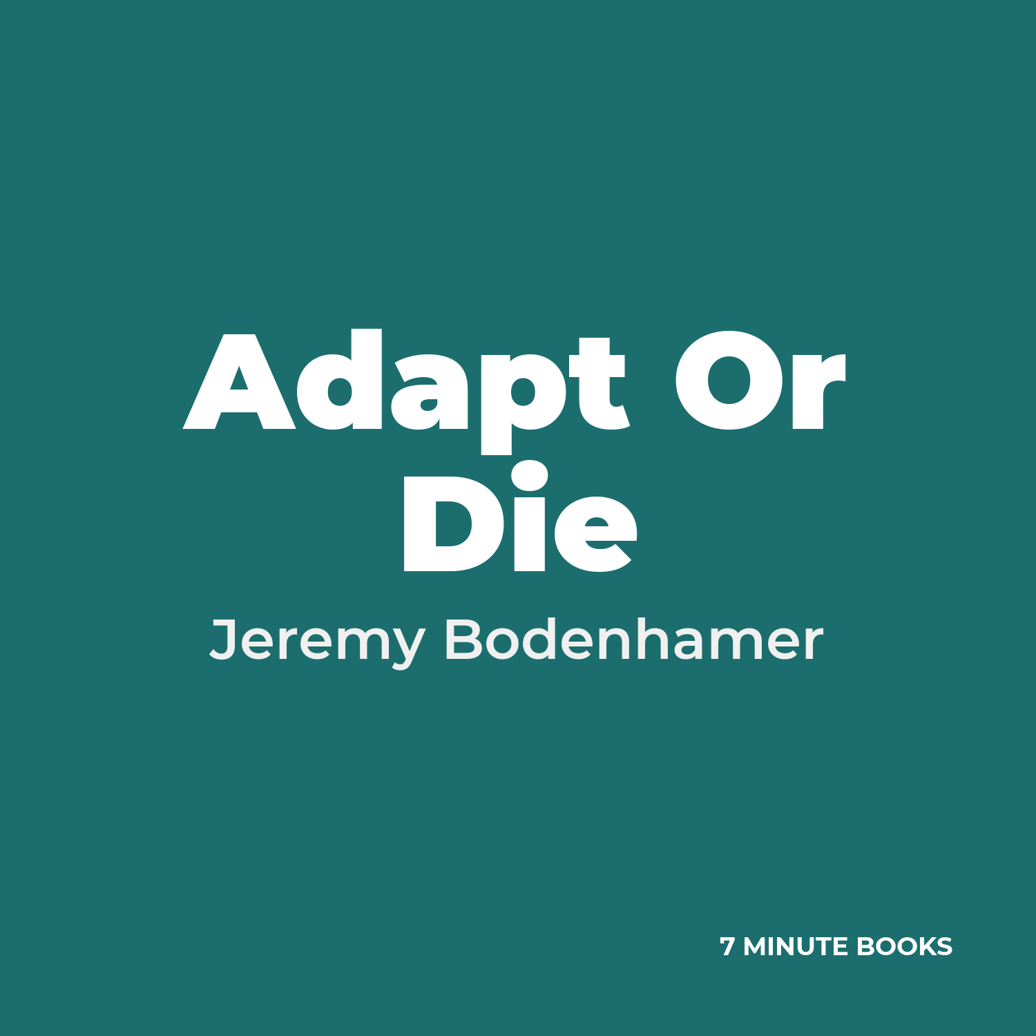 Adapt Or Die cover