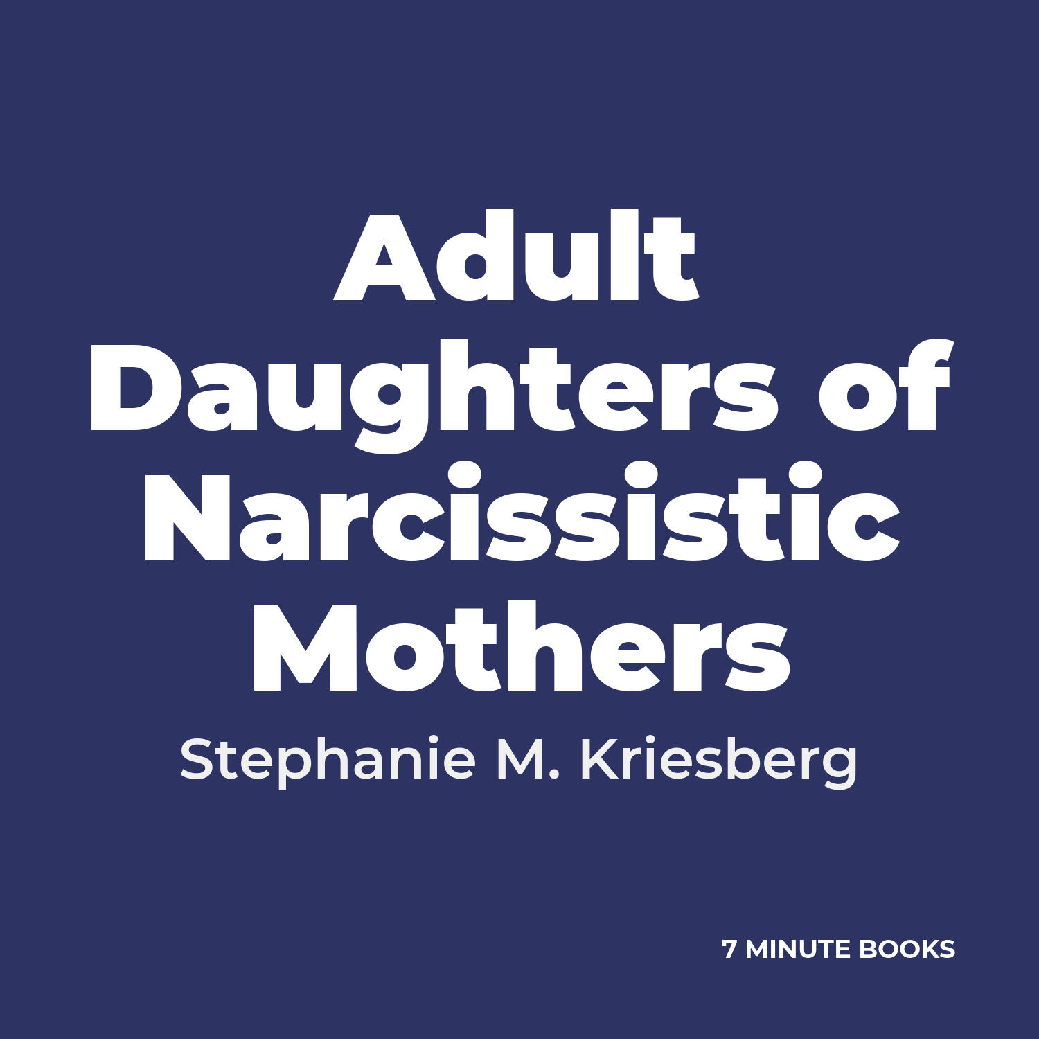 Adult Daughters of Narcissistic Mothers cover