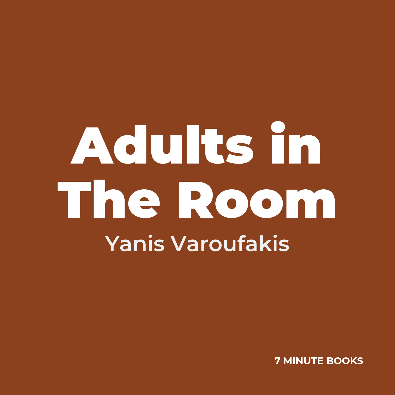Adults in The Room cover