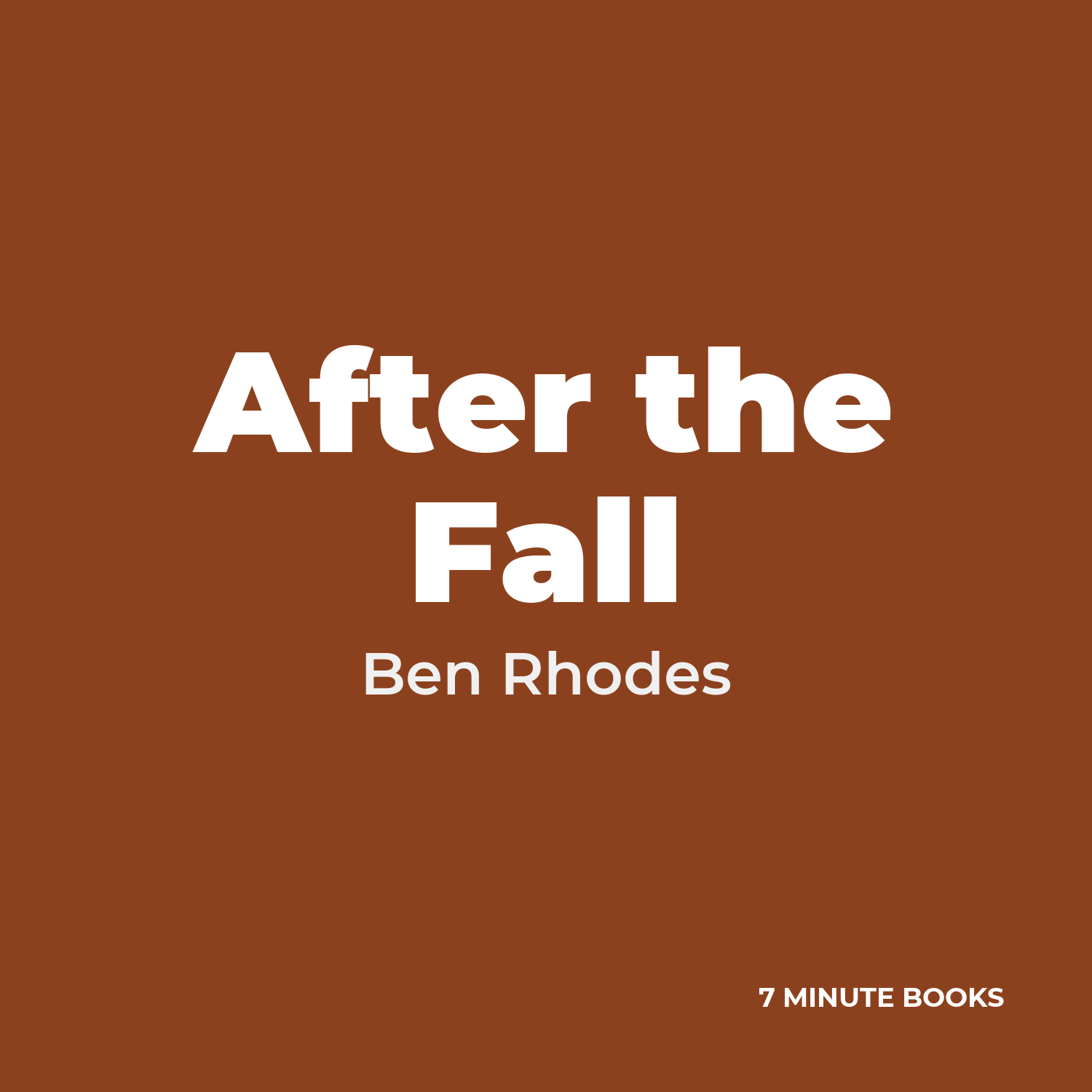 After the Fall cover