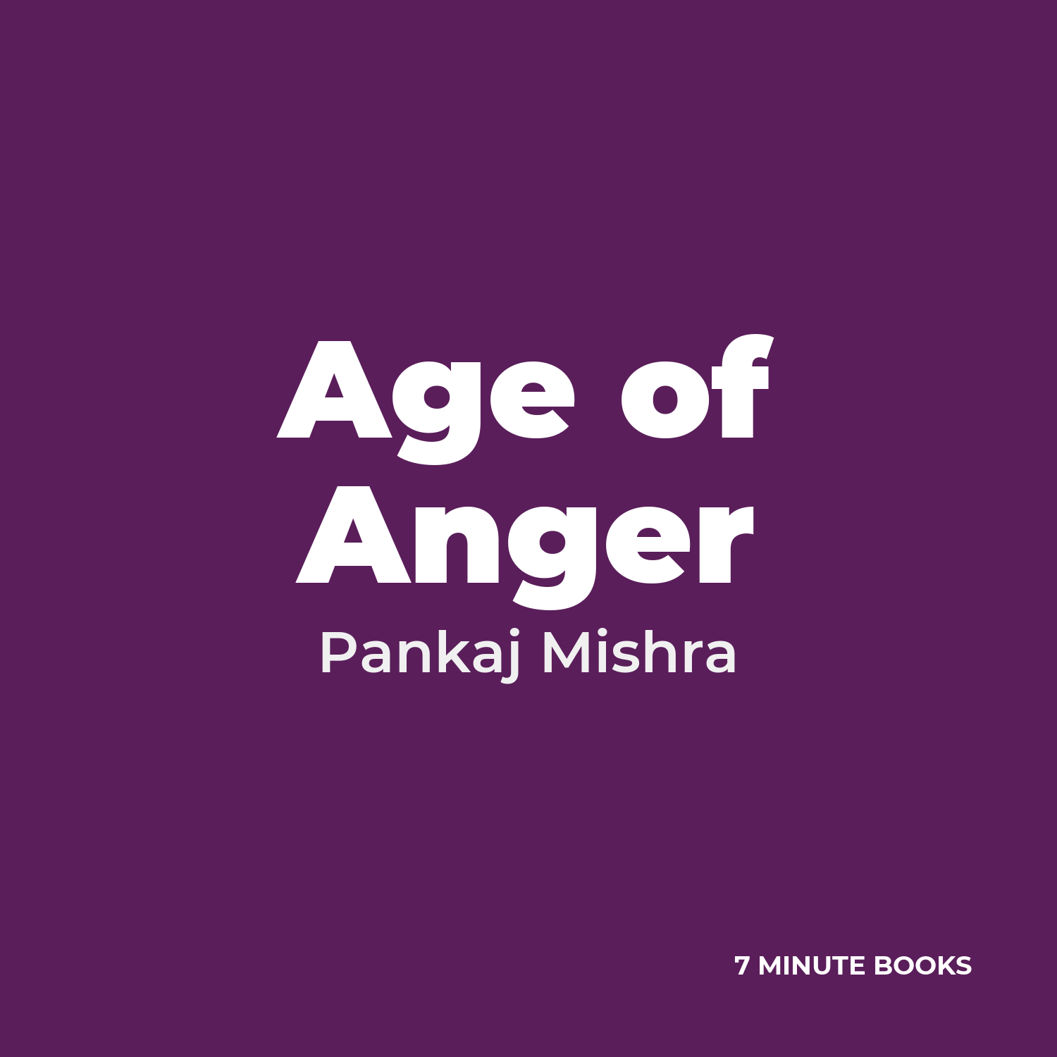 Age of Anger cover