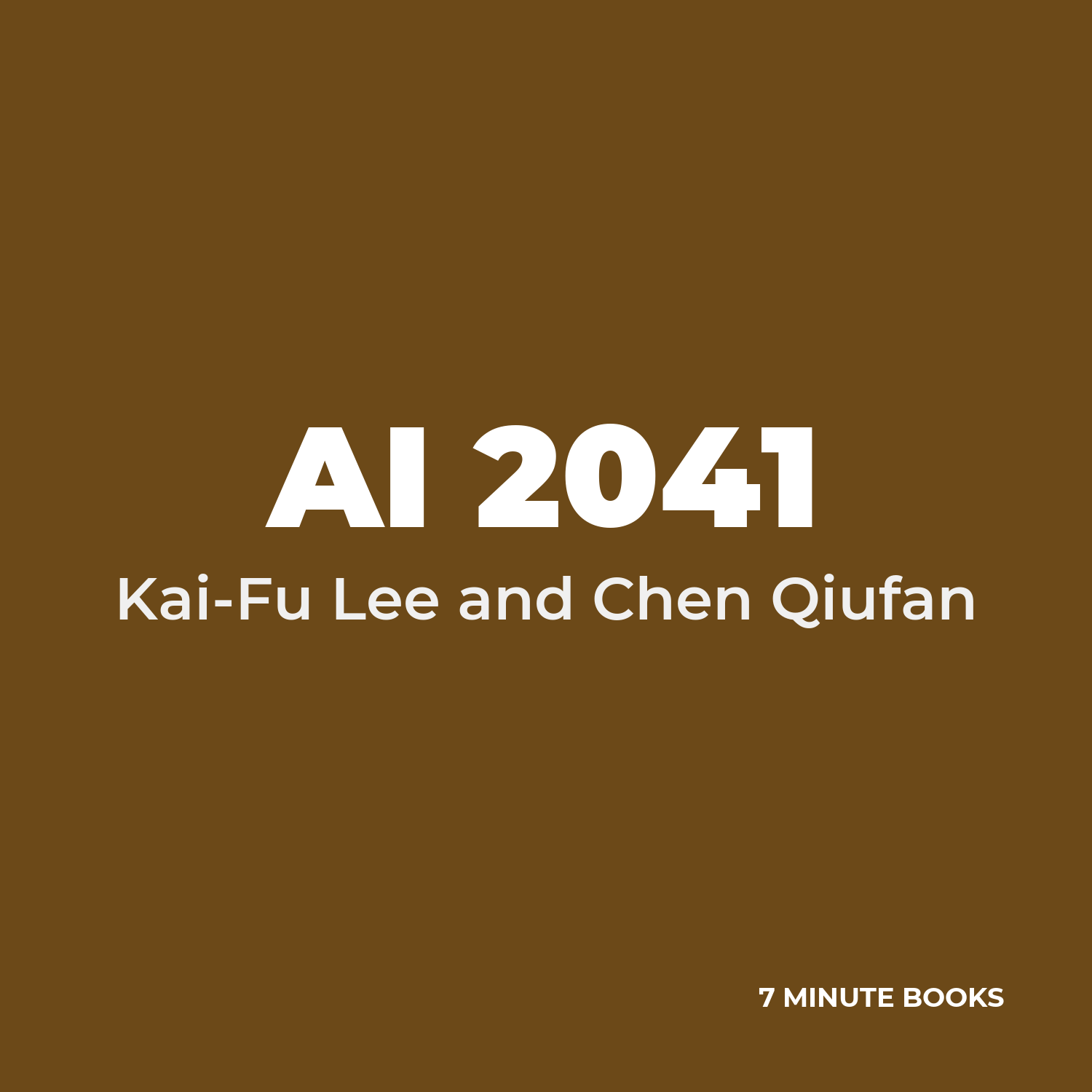 AI 2041 — by Kai-Fu Lee and Chen Qiufan