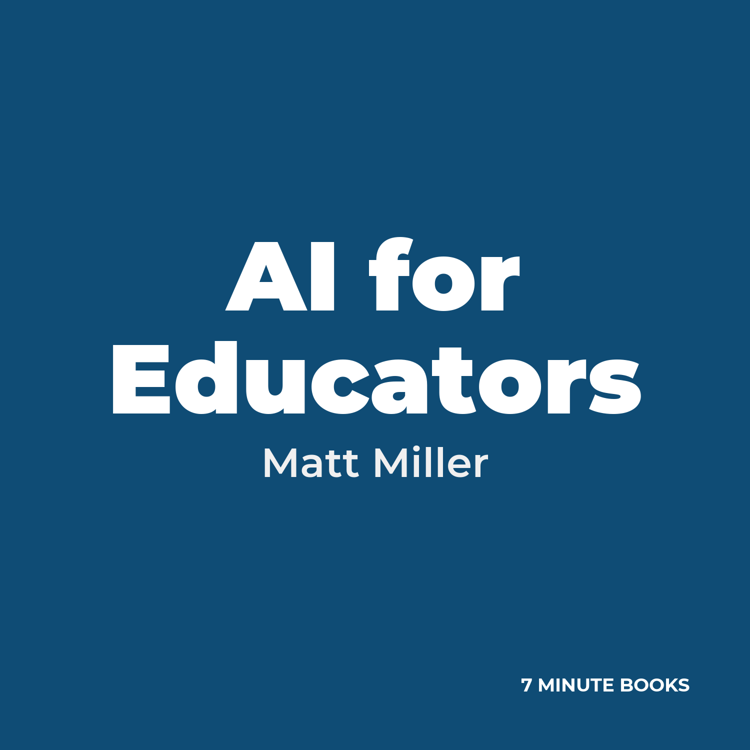 AI for Educators cover