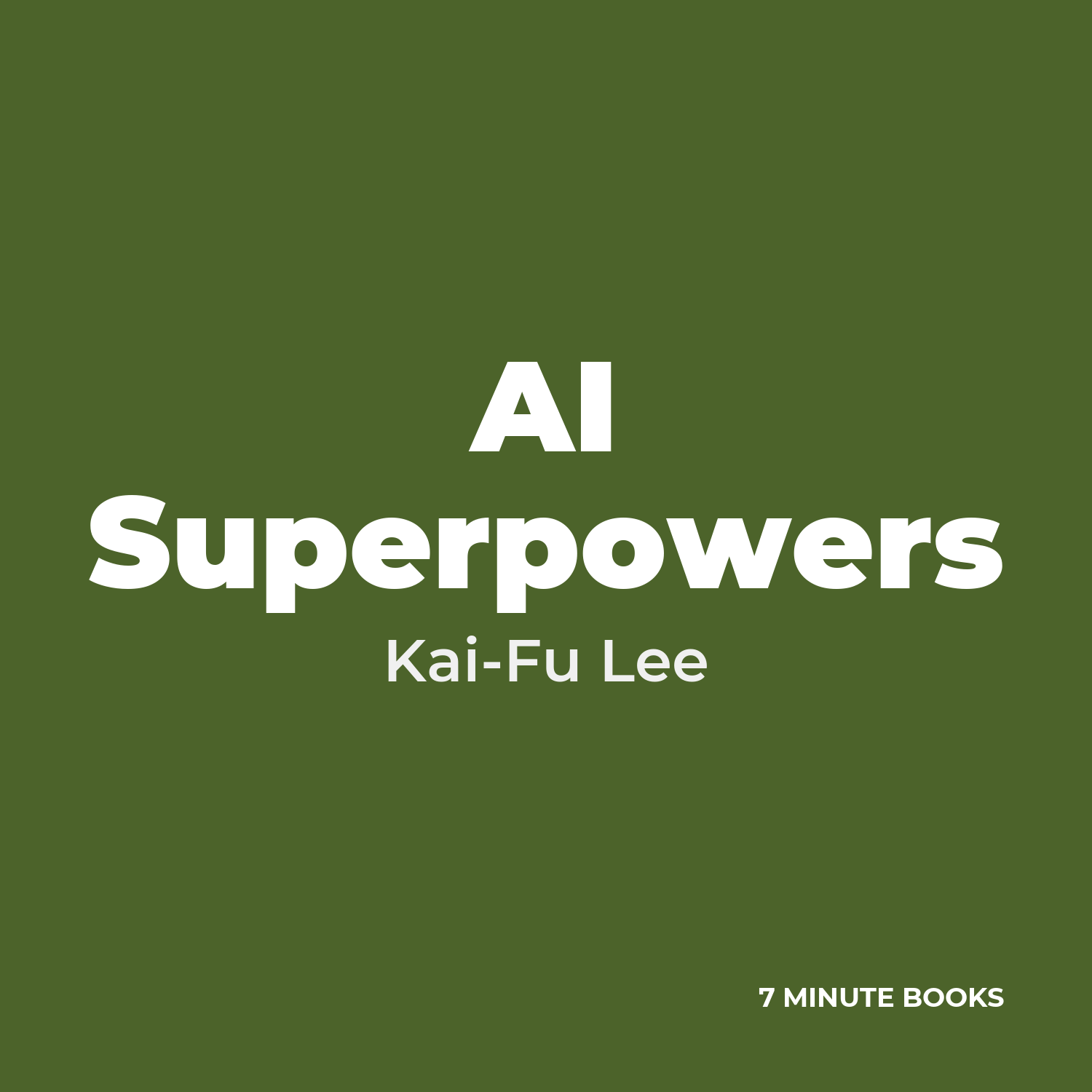 AI Superpowers cover