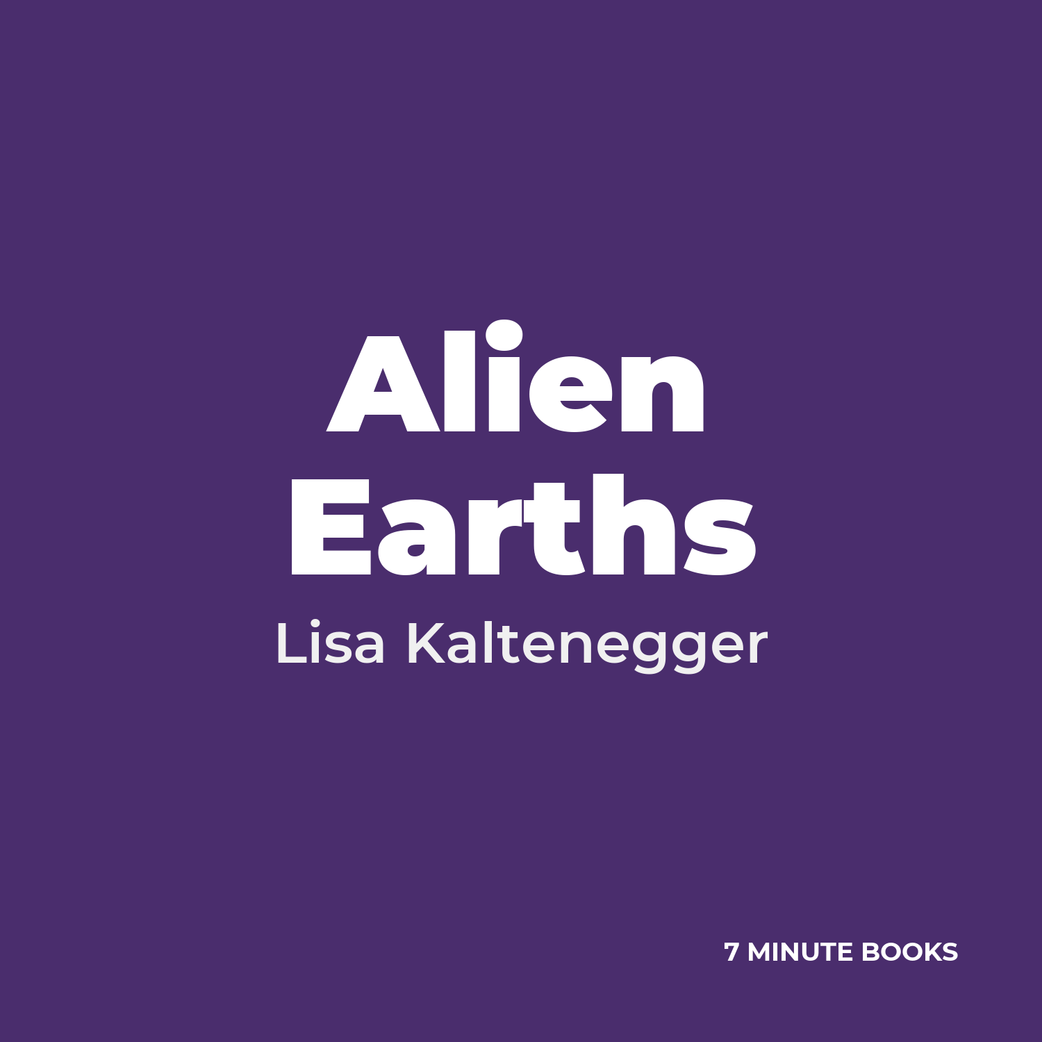 Alien Earths cover