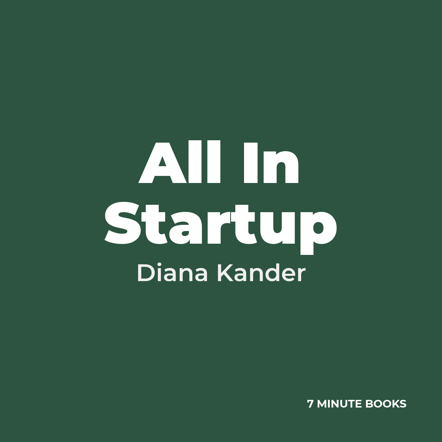 All In Startup cover