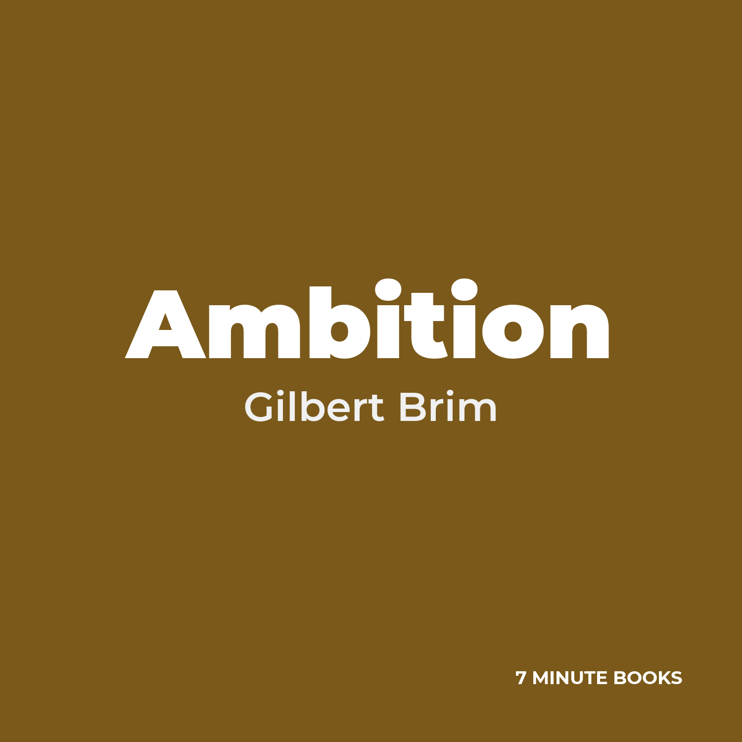 Ambition cover