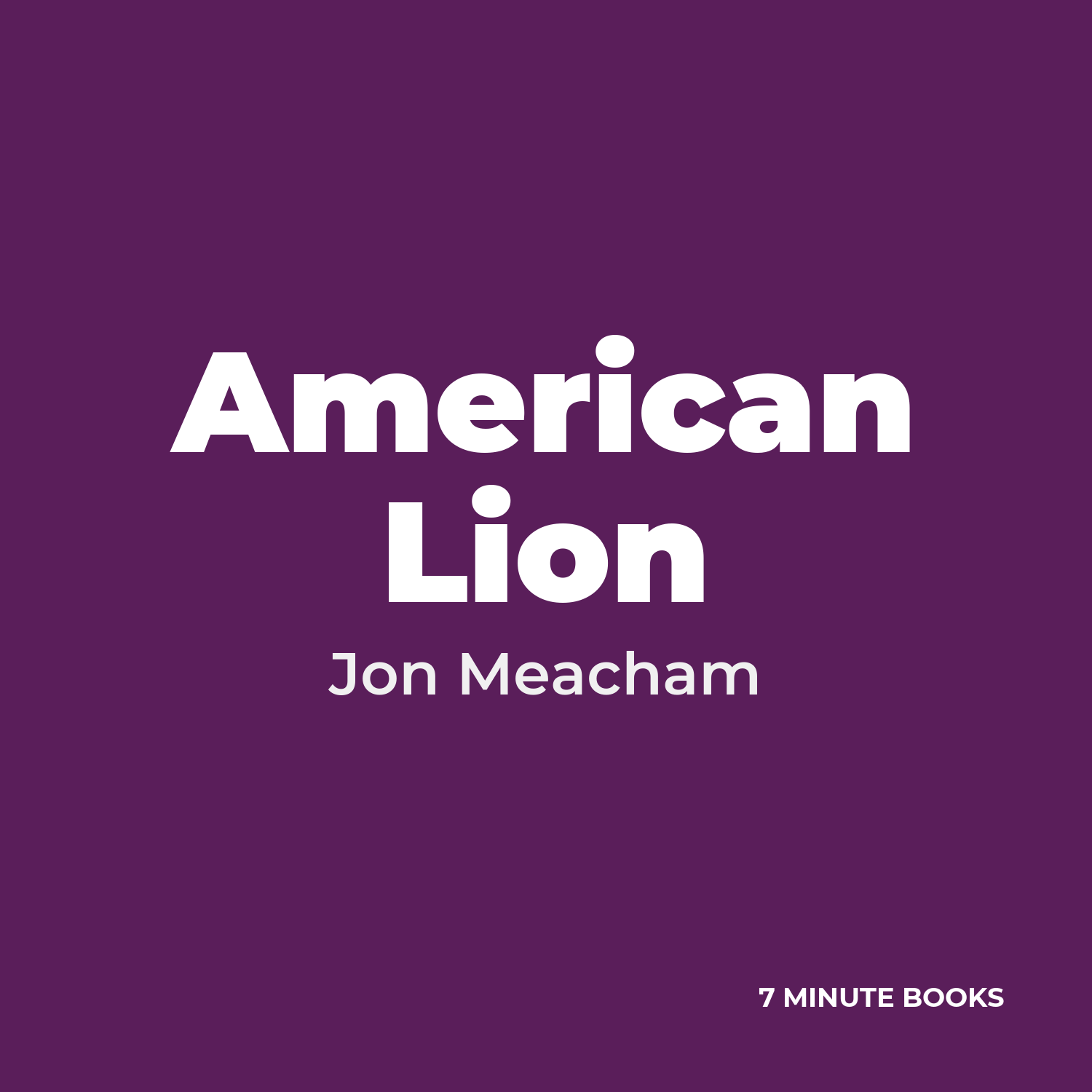 American Lion cover