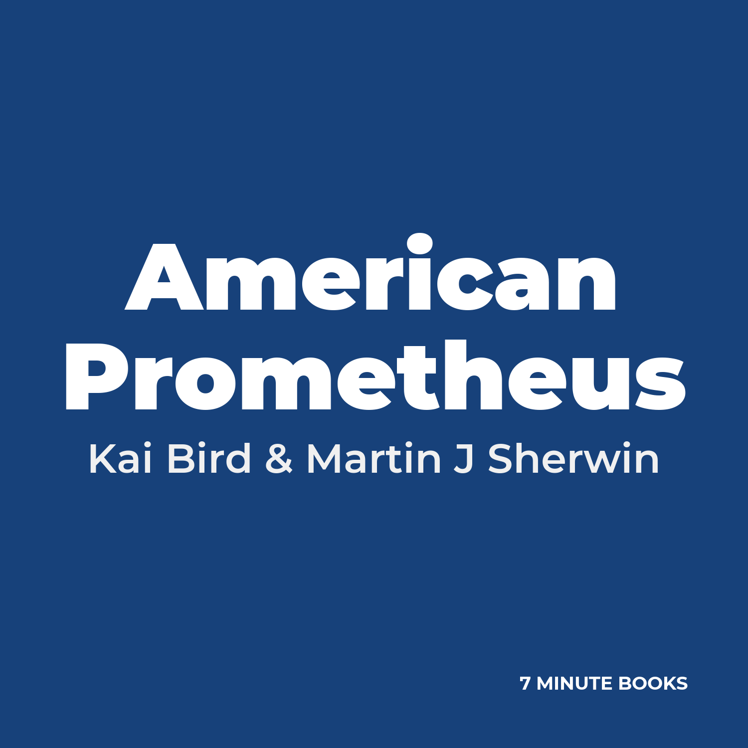 American Prometheus cover