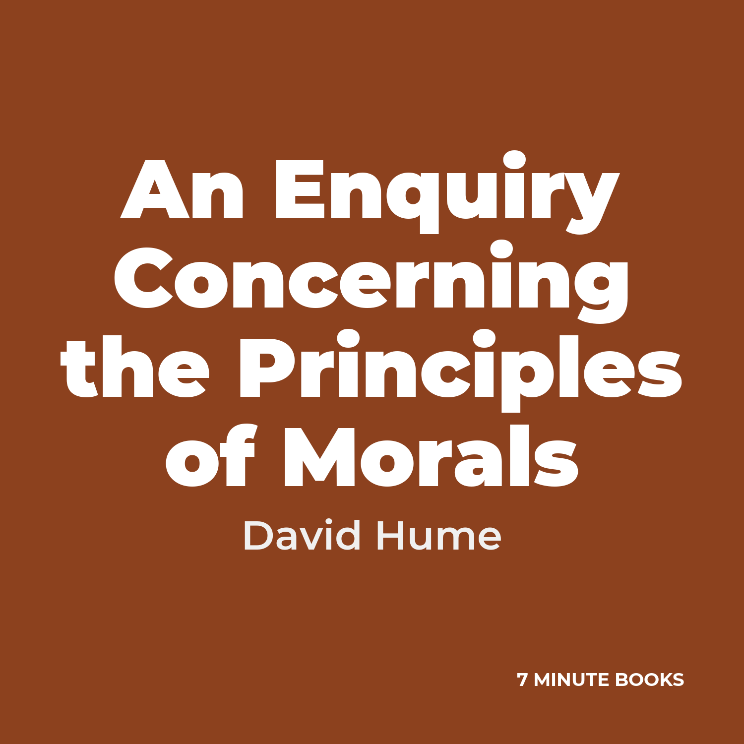 An Enquiry Concerning the Principles of Morals cover